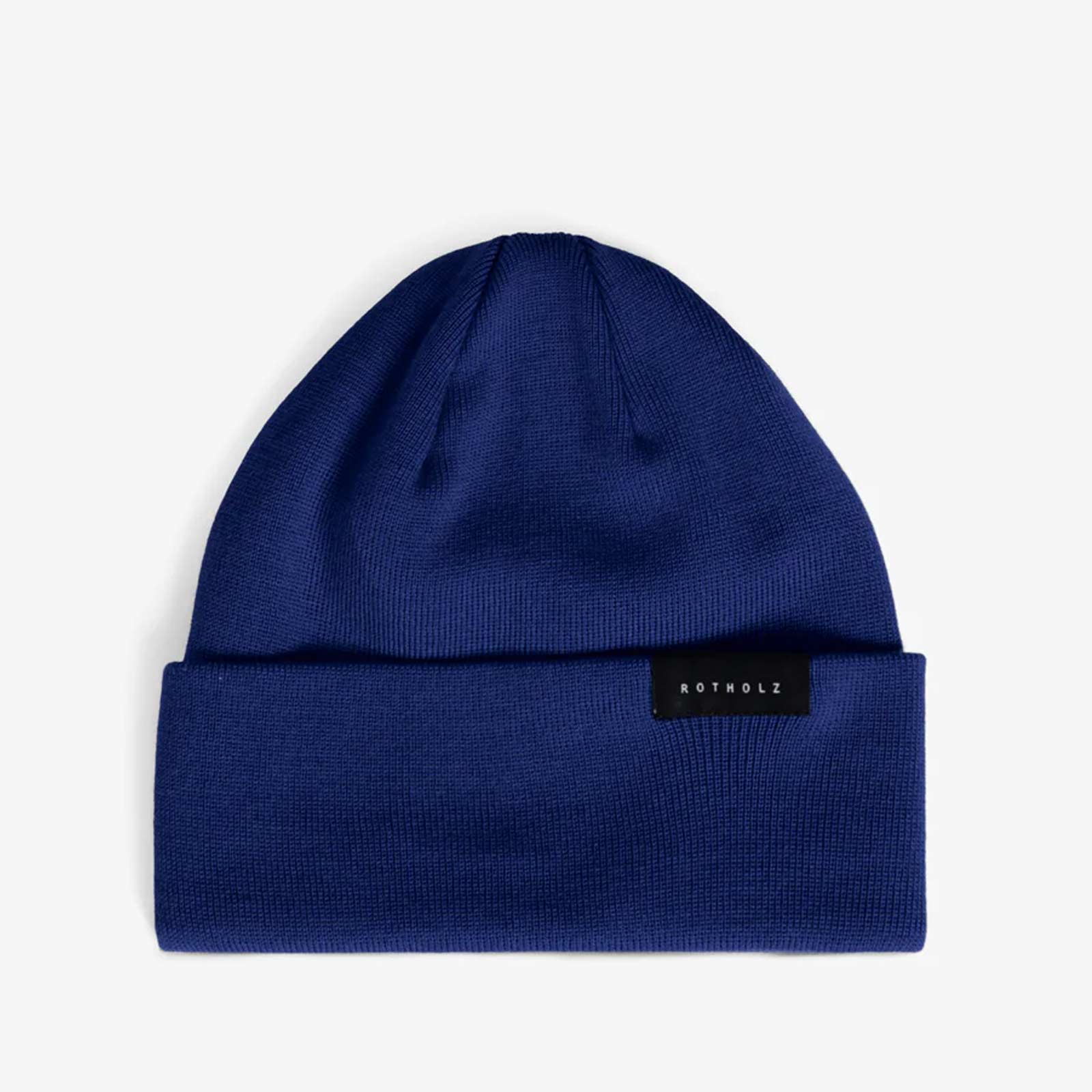 Classic Ribbed Beanie royal blue Rotholz
