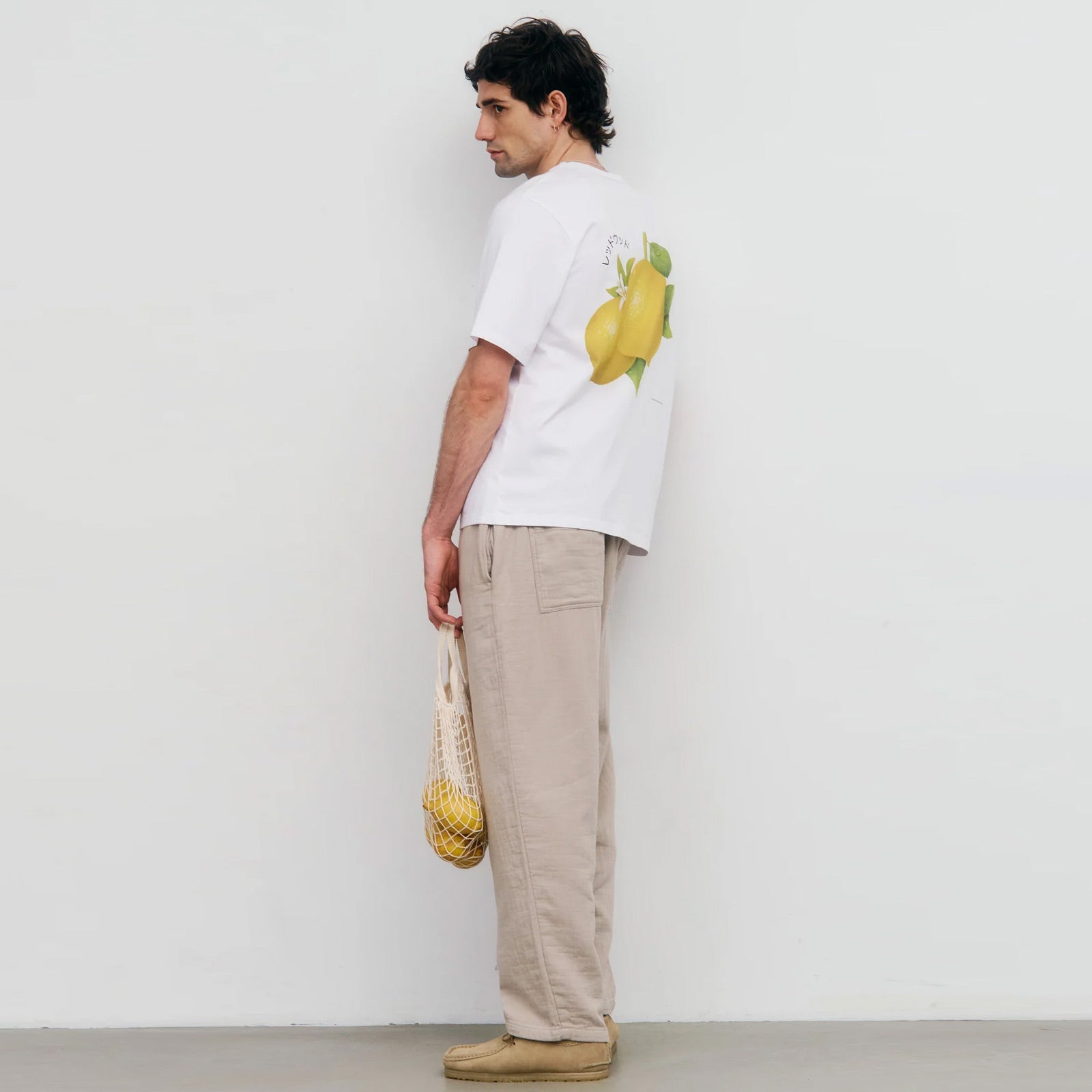 Lemon T-Shirt classic white Rotholz