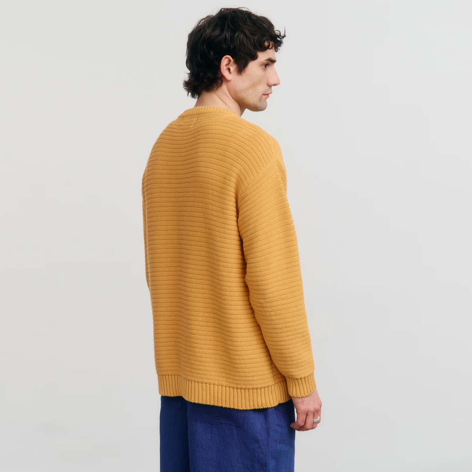 Loose Knit Jumper pale orange Rotholz