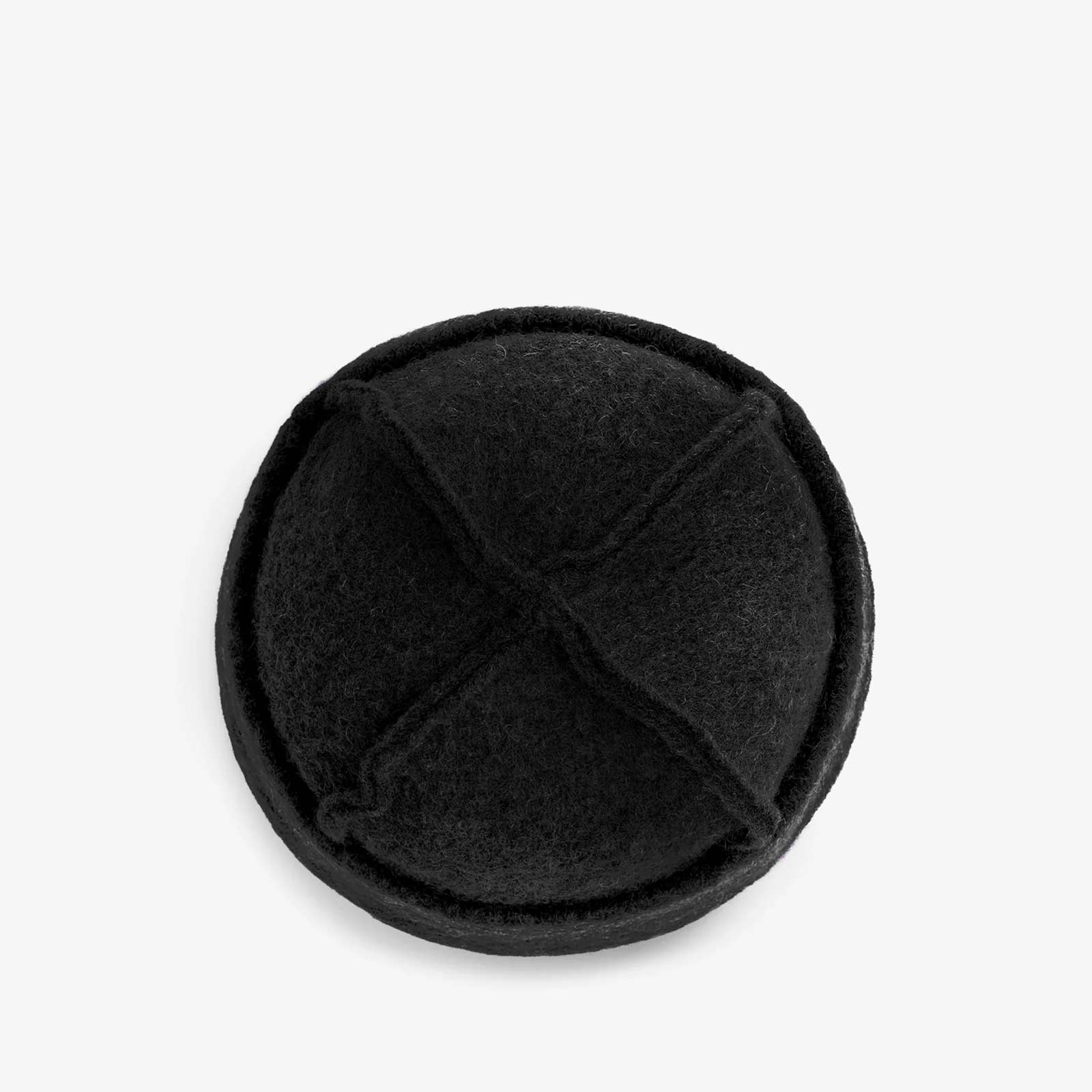 Toque Wool Blend Beanie true black