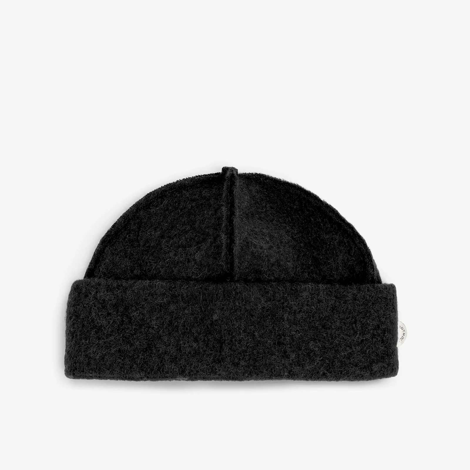 Toque Wool Blend Beanie true black