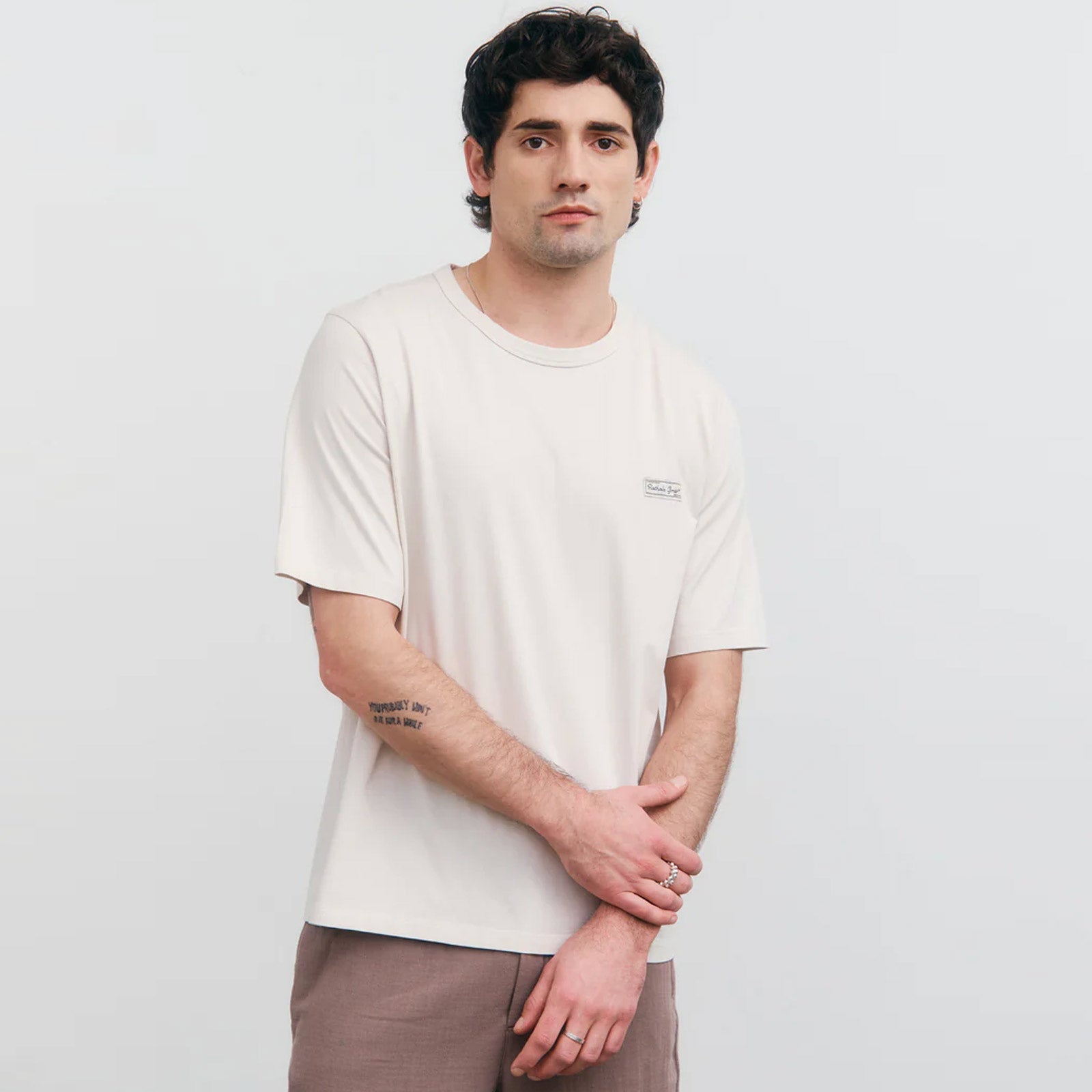 Veggie T-Shirt nature white Rotholz