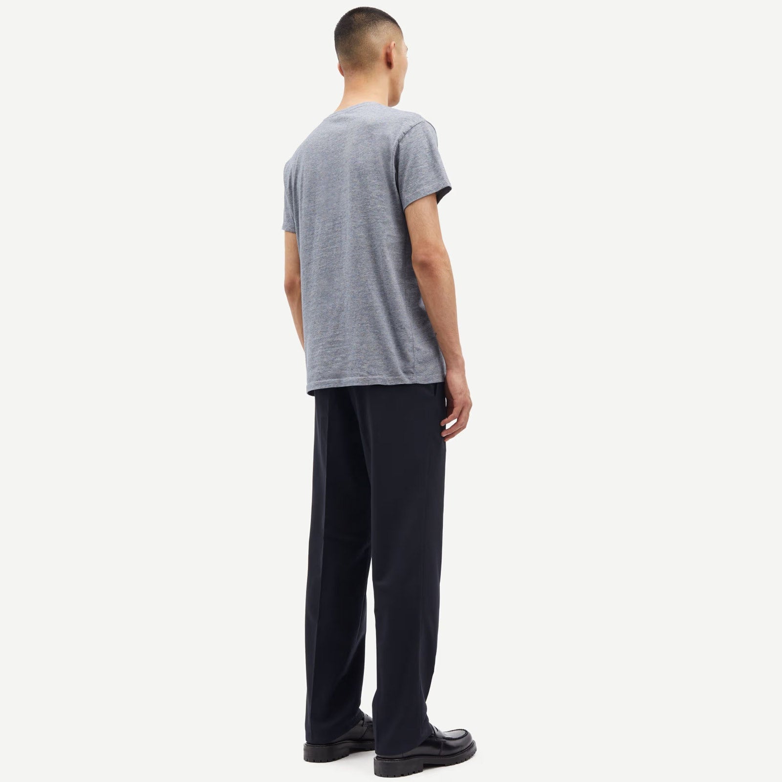 Kronos O-N Stripe T-Shirt 273 total eclipse Samsoe Samsoe