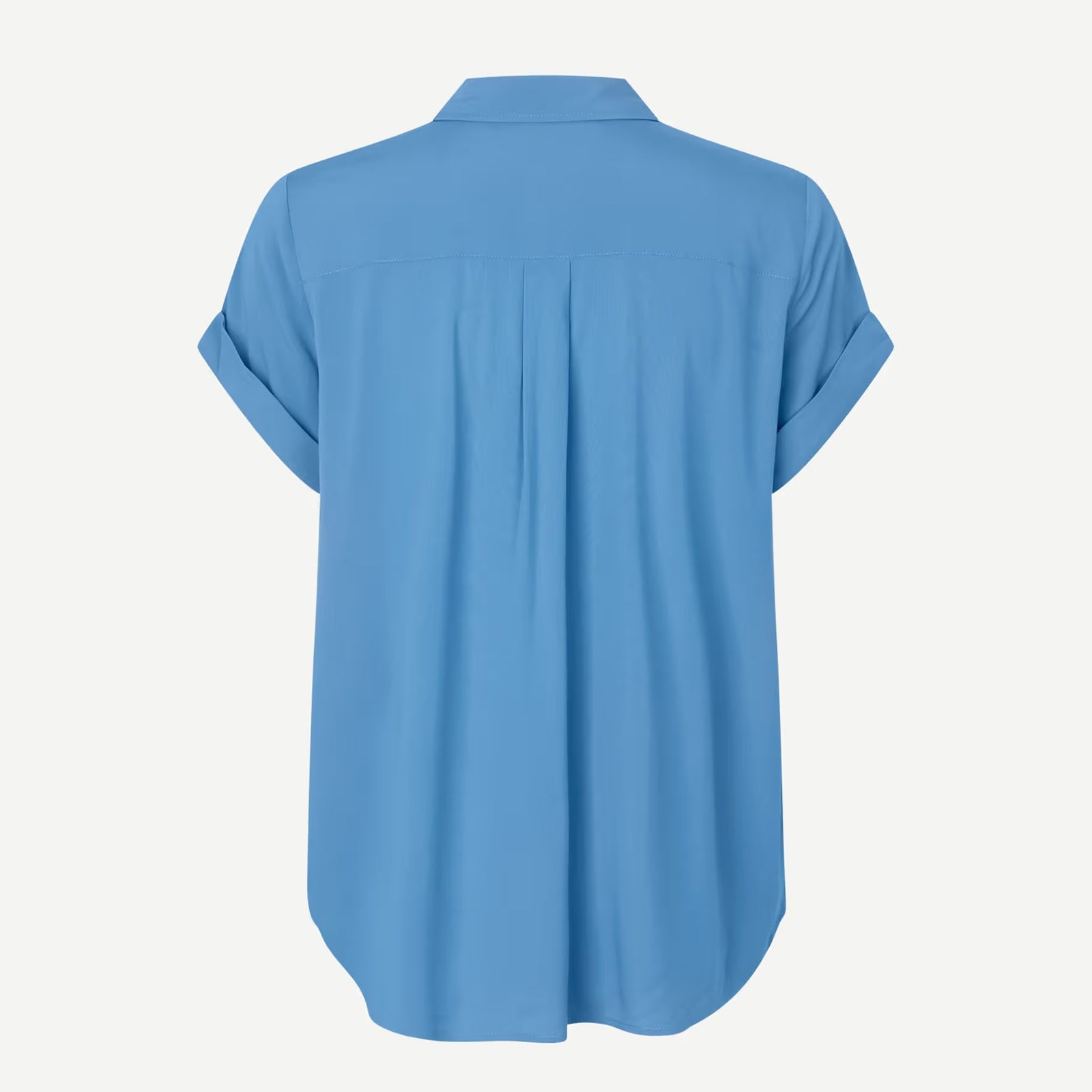 Majan SS Shirt 9942 blue jasper Samsoe Samsoe