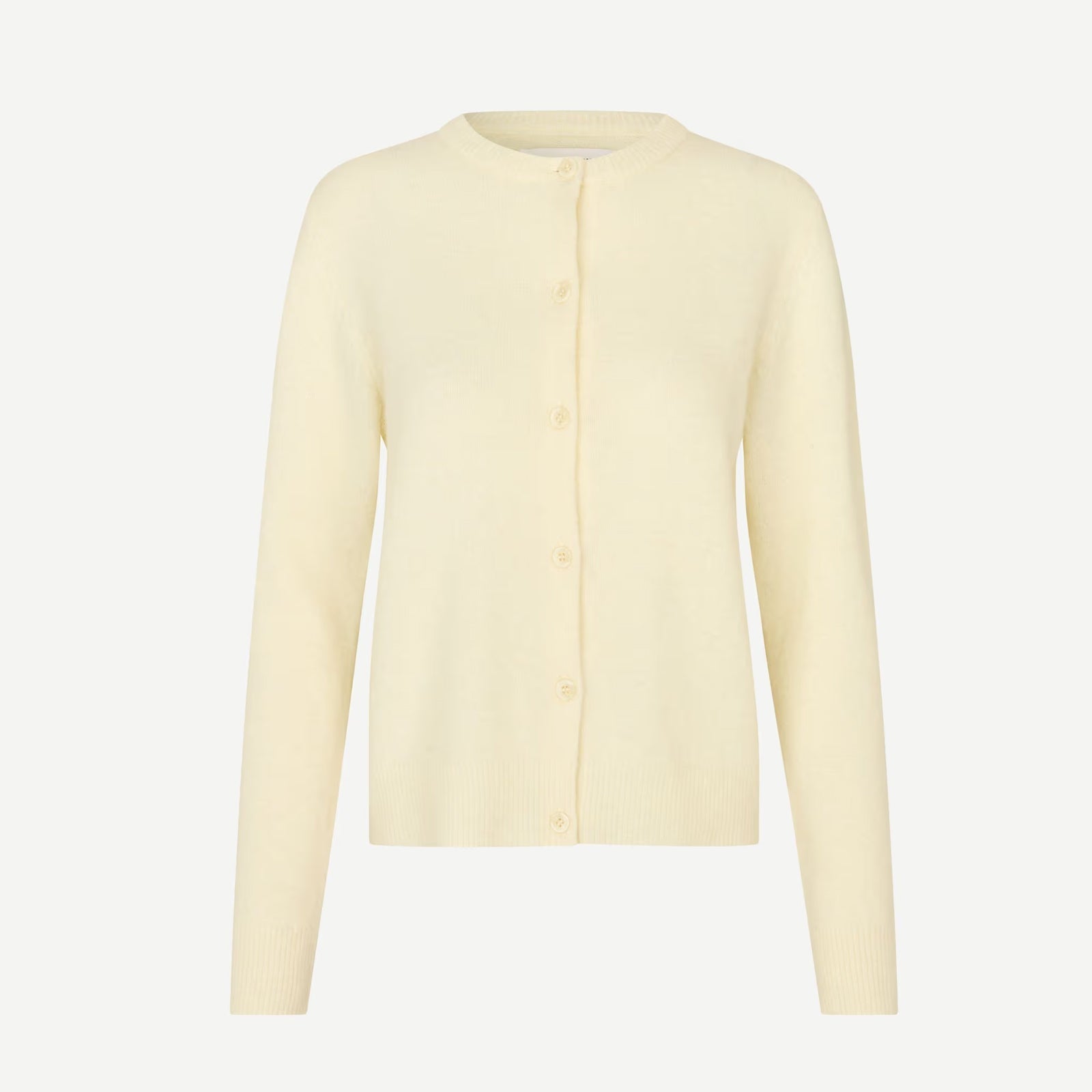 Nor Short Cardigan 7355 ethereal green Samsoe Samsoe