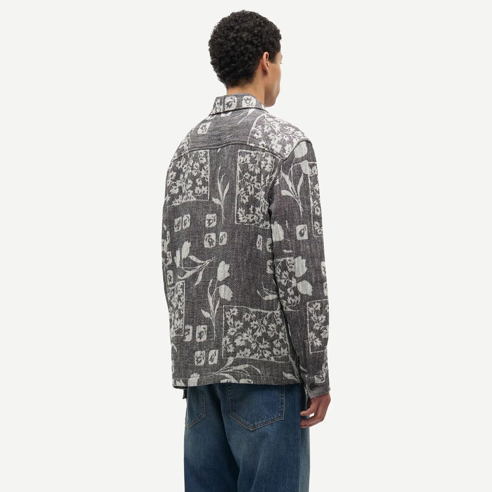 Sacastor X O Overshirt dark ashbloom Samsoe Samsoe