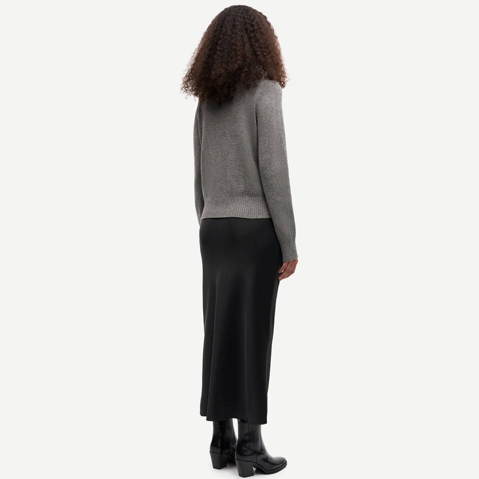 Saelif Turtleneck dark grey Samsoe Samsoe