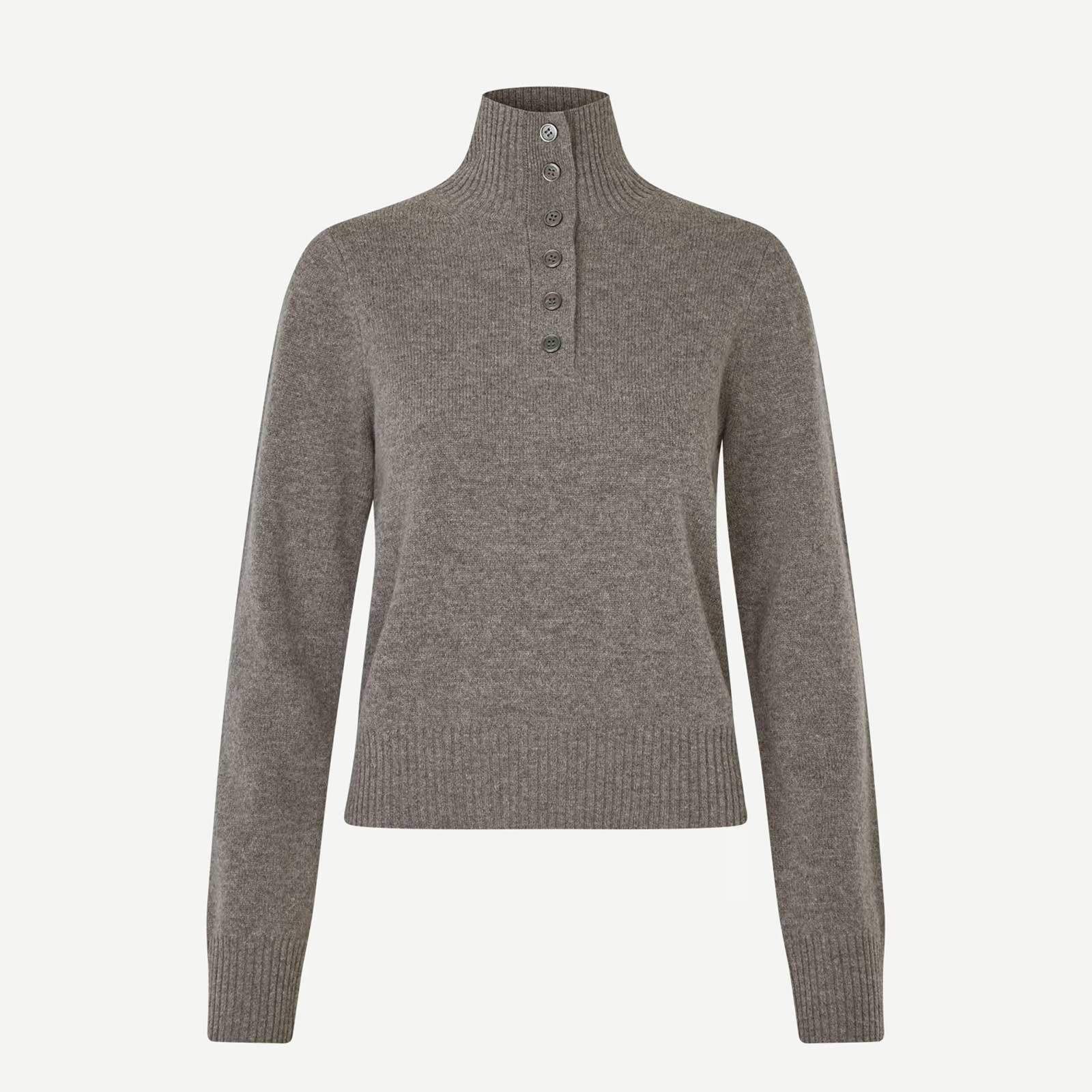 Saelif Turtleneck dark grey Samsoe Samsoe