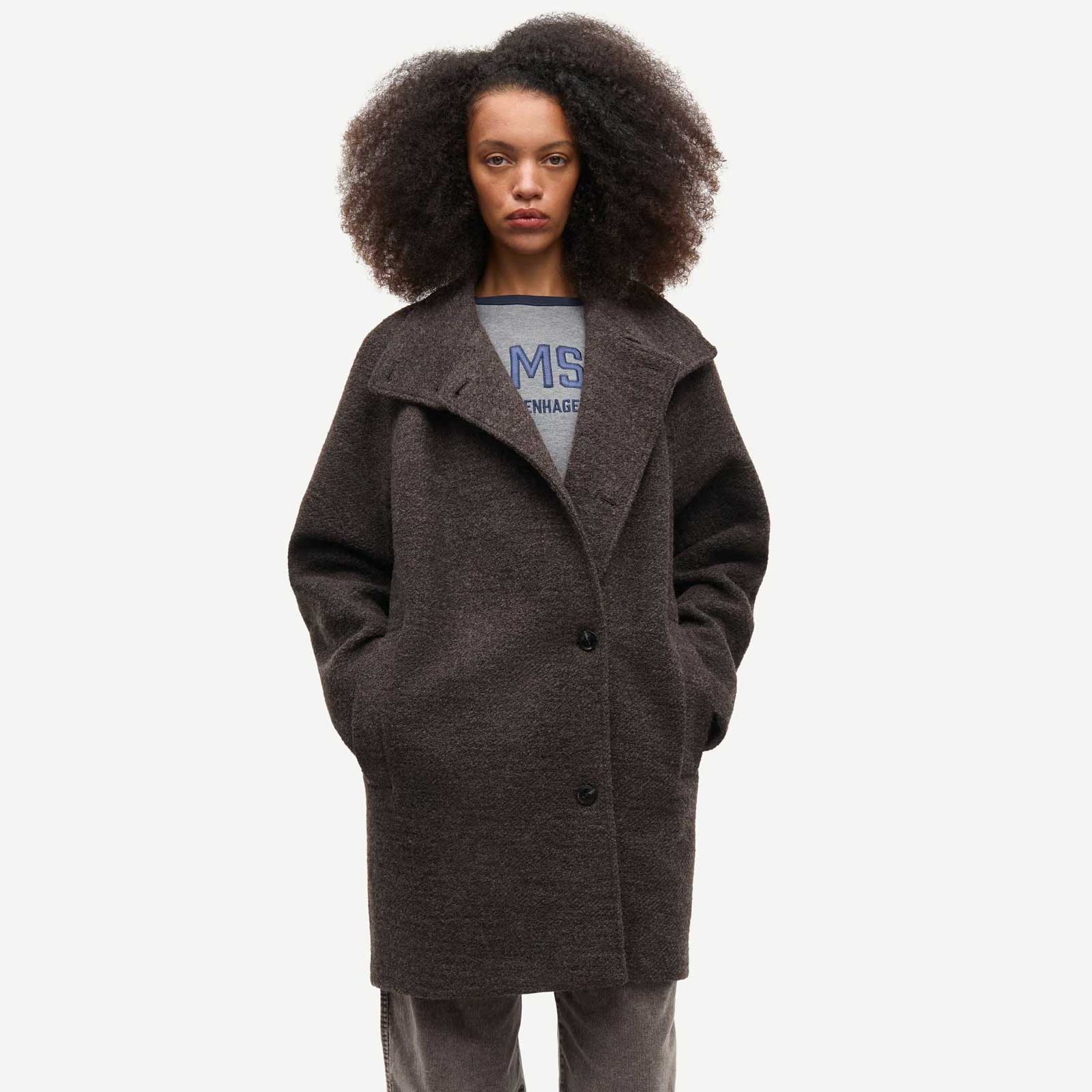 Sahanne Jacket mulch melange