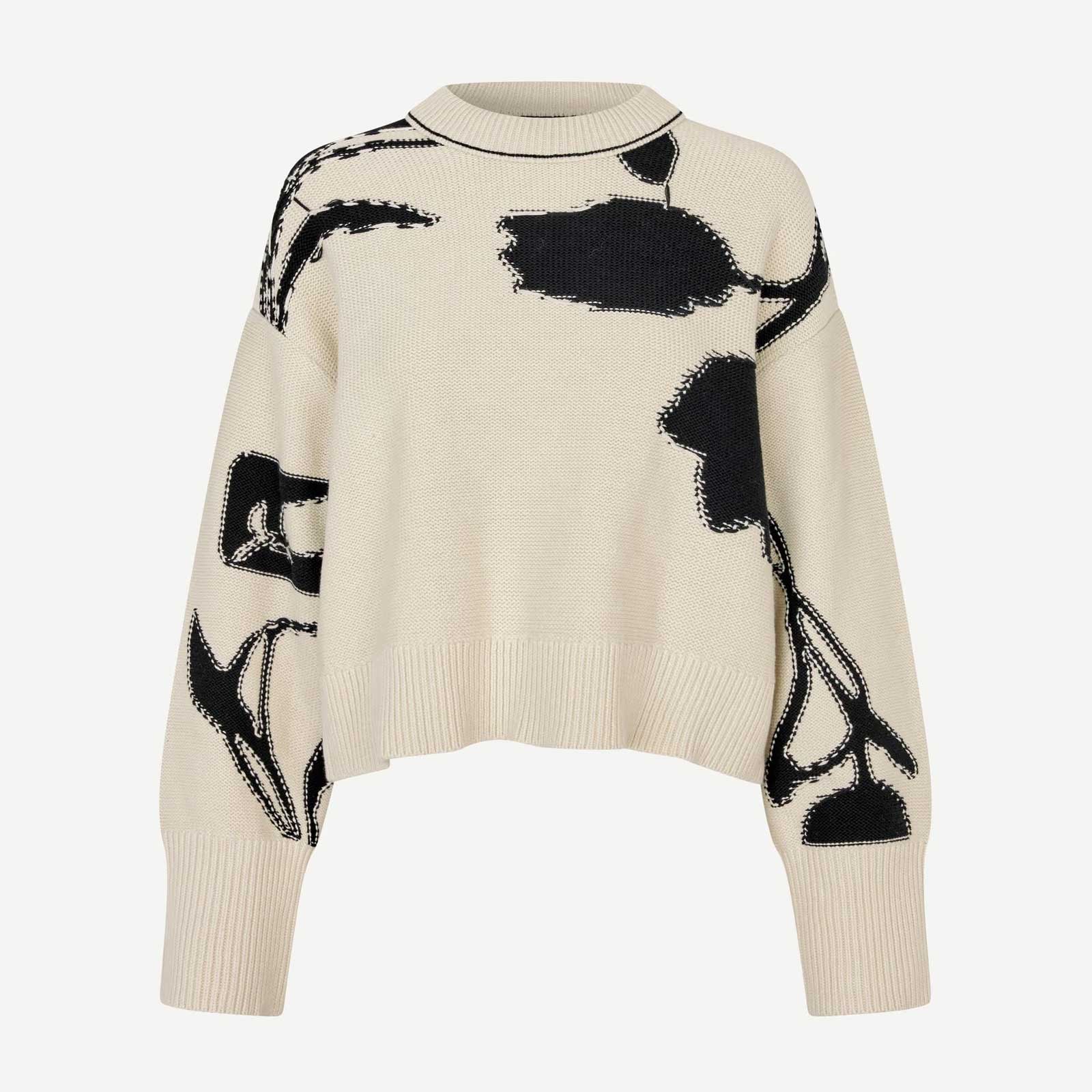 Salila Sweater 15529 cream ashbloom Samsoe Samsoe