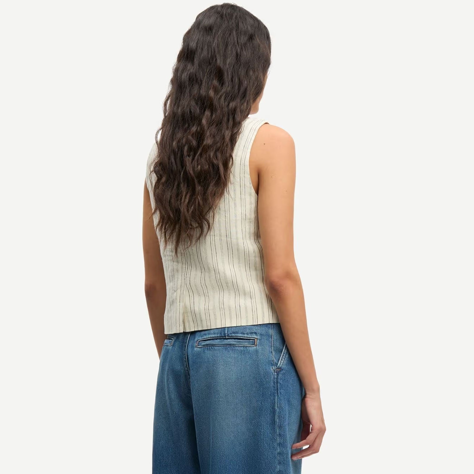 Saloves Vest 14329 bone st. Samsoe Samsoe