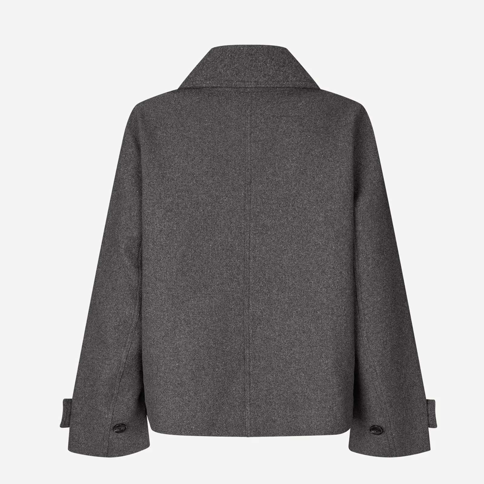 Samarta Jacket dark grey mel. Samsoe Samsoe