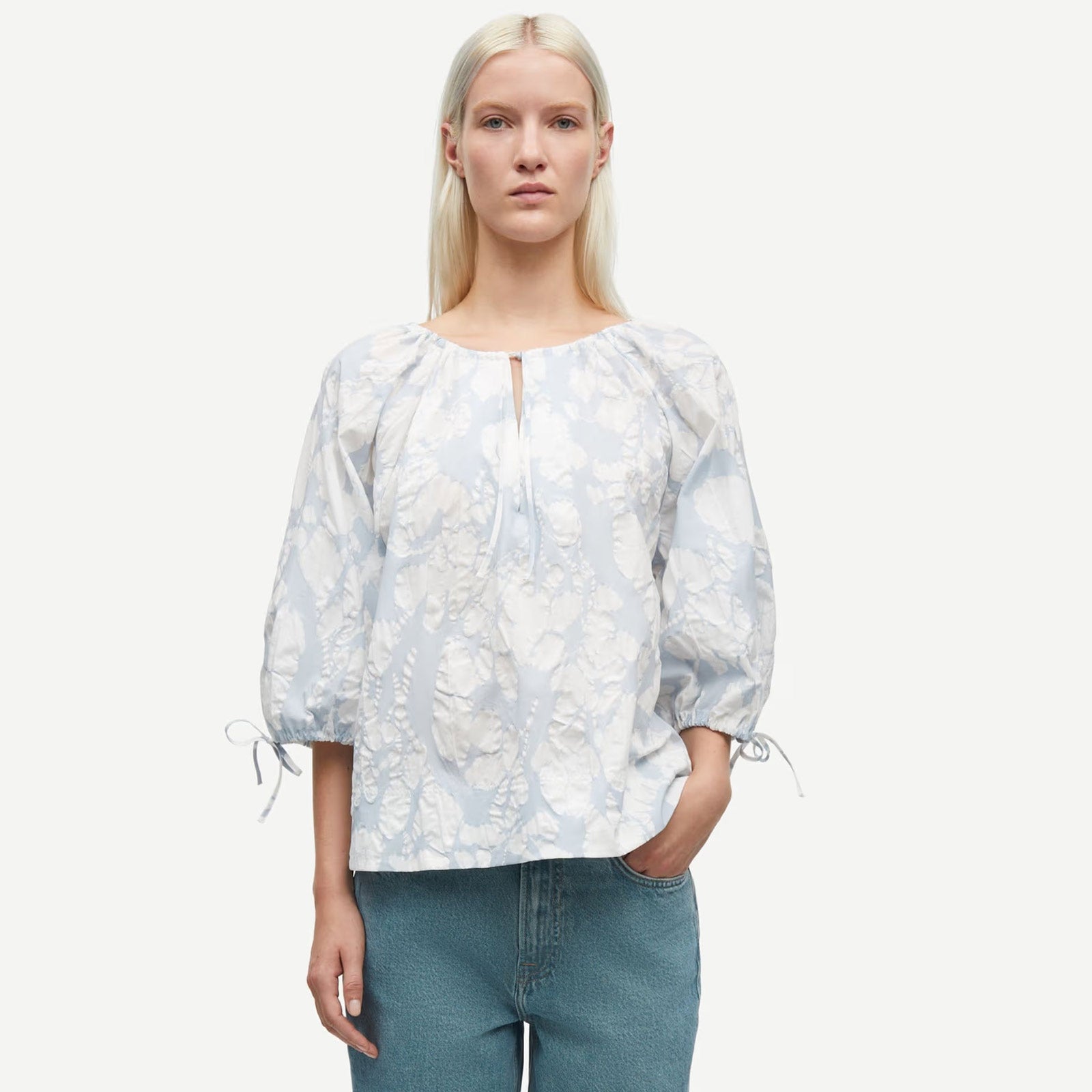 Samatera SS Blouse peony egret Samsoe Samsoe