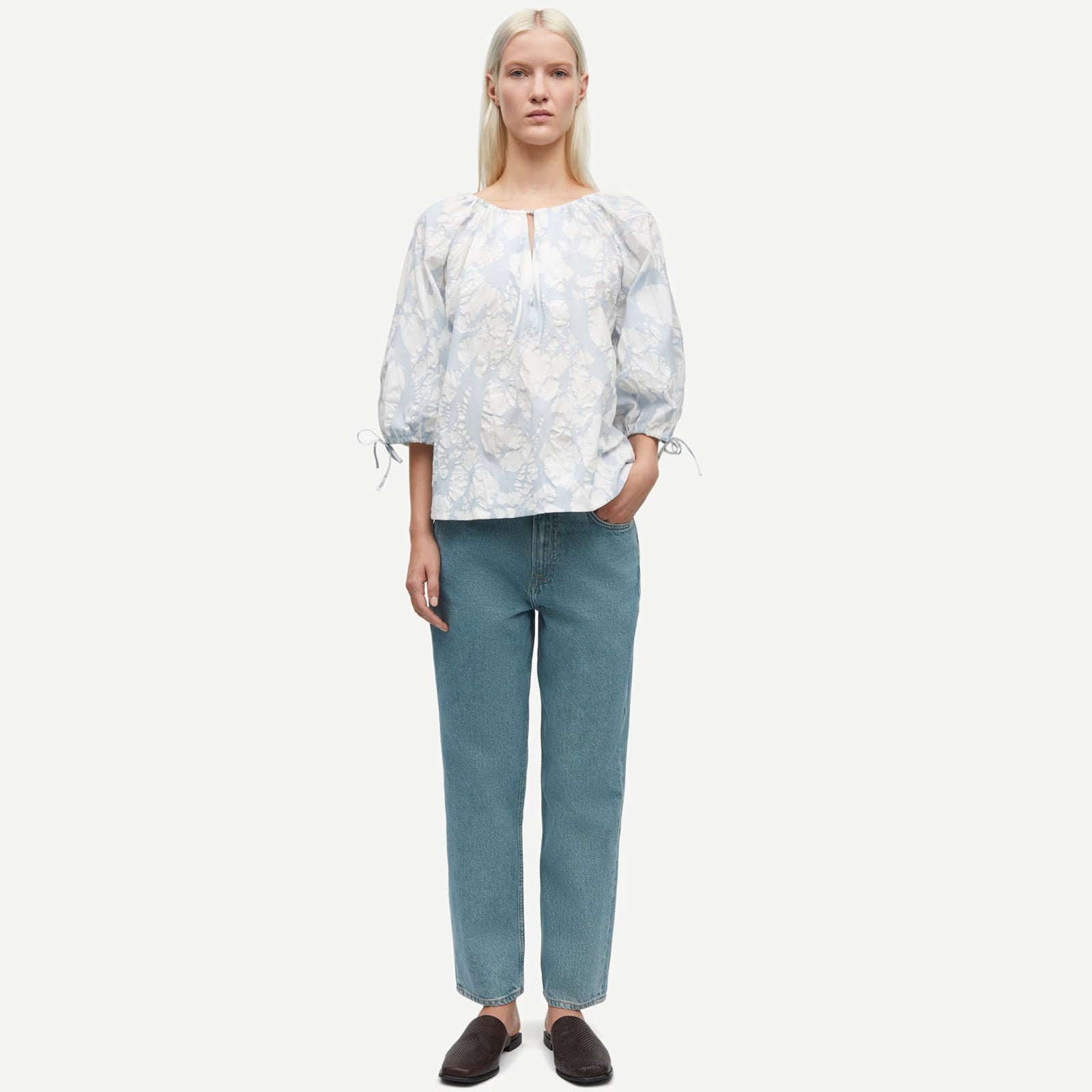 Samatera SS Blouse peony egret Samsoe Samsoe