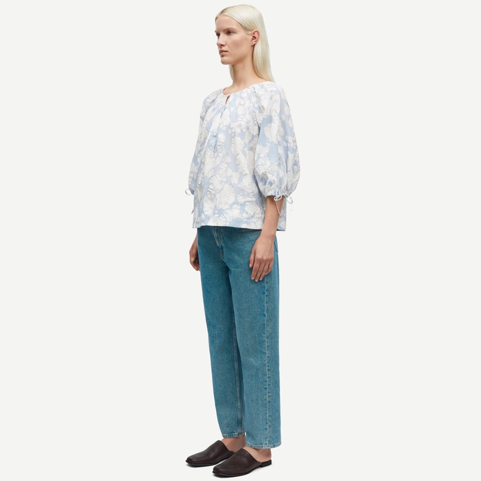 Samatera SS Blouse peony egret Samsoe Samsoe