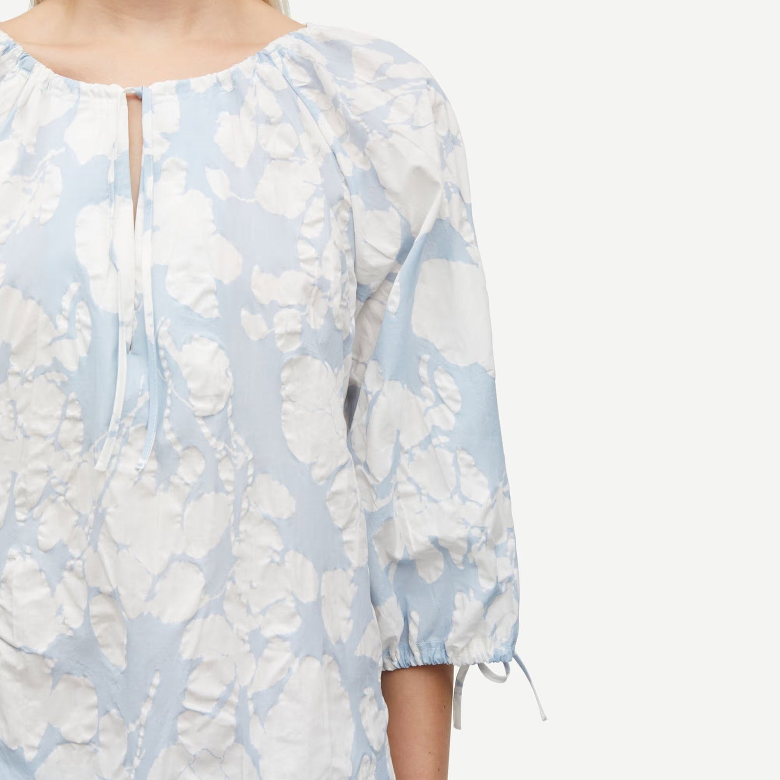 Samatera SS Blouse peony egret Samsoe Samsoe