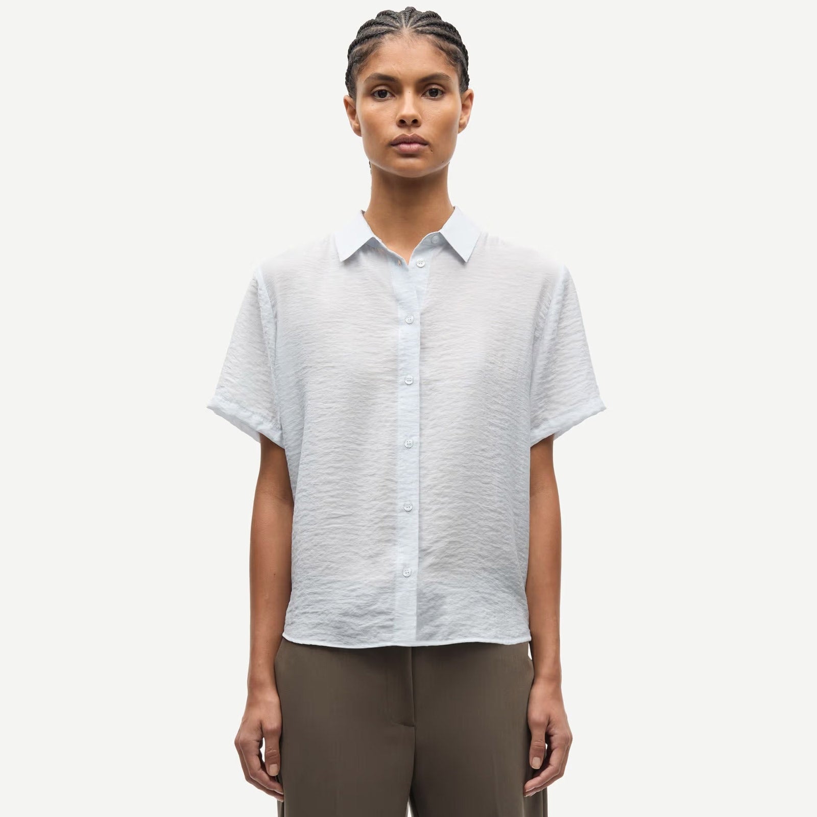 Samina NP Shirt 15754 gray dawn Samsoe Samsoe
