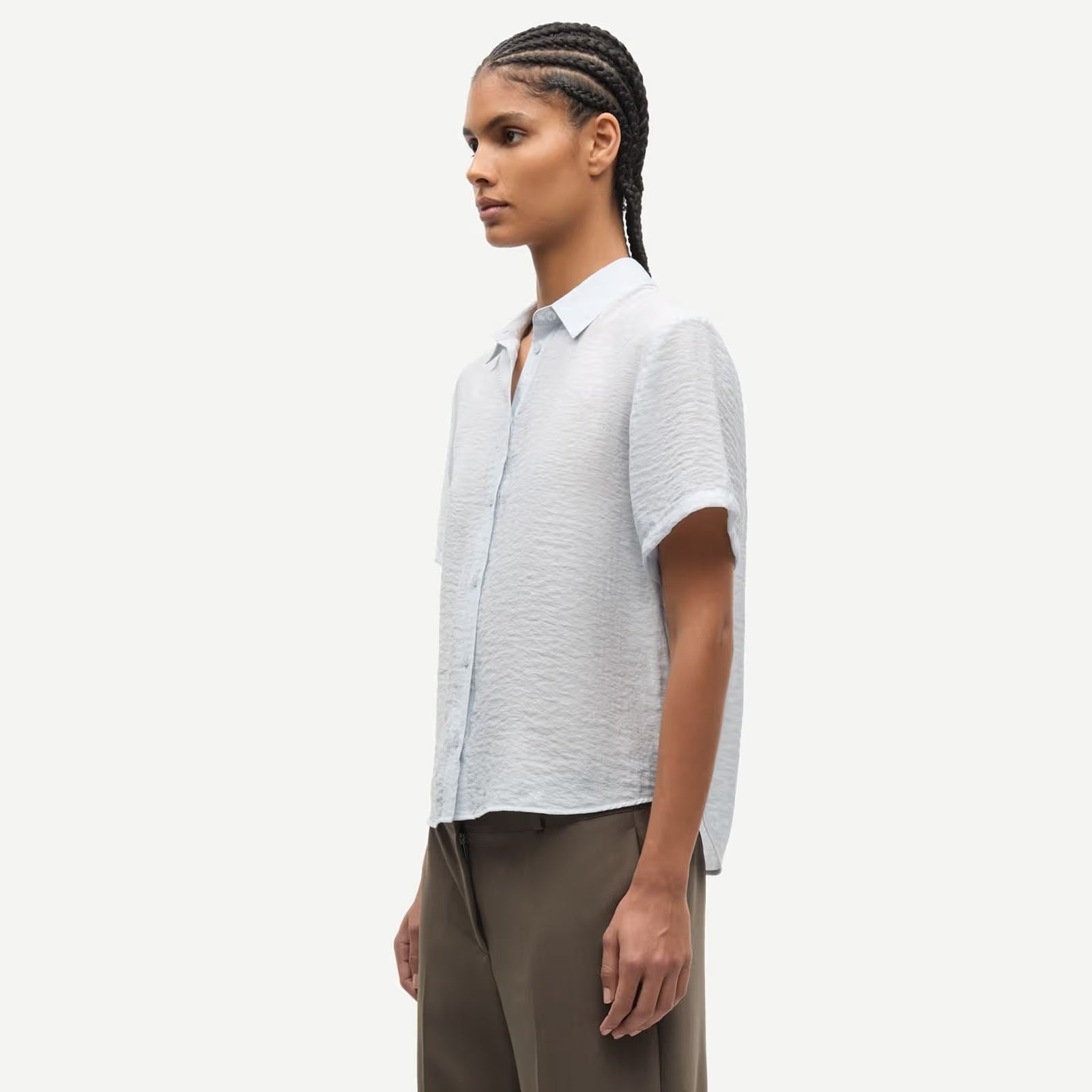 Samina NP Shirt 15754 gray dawn Samsoe Samsoe