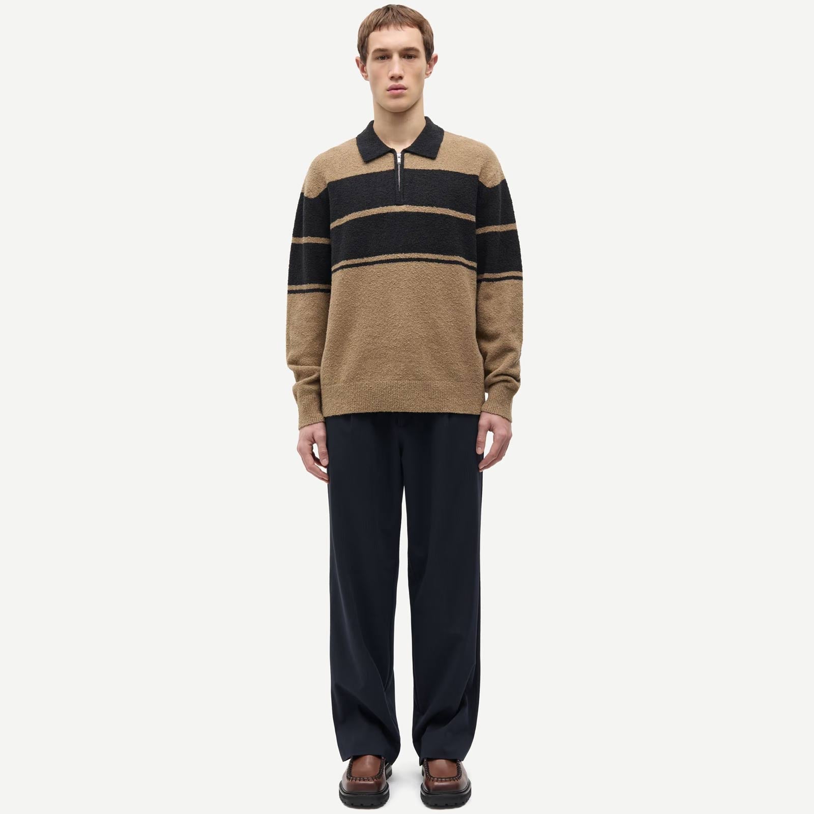 Sanino HZ Polo 15179 washed black st.