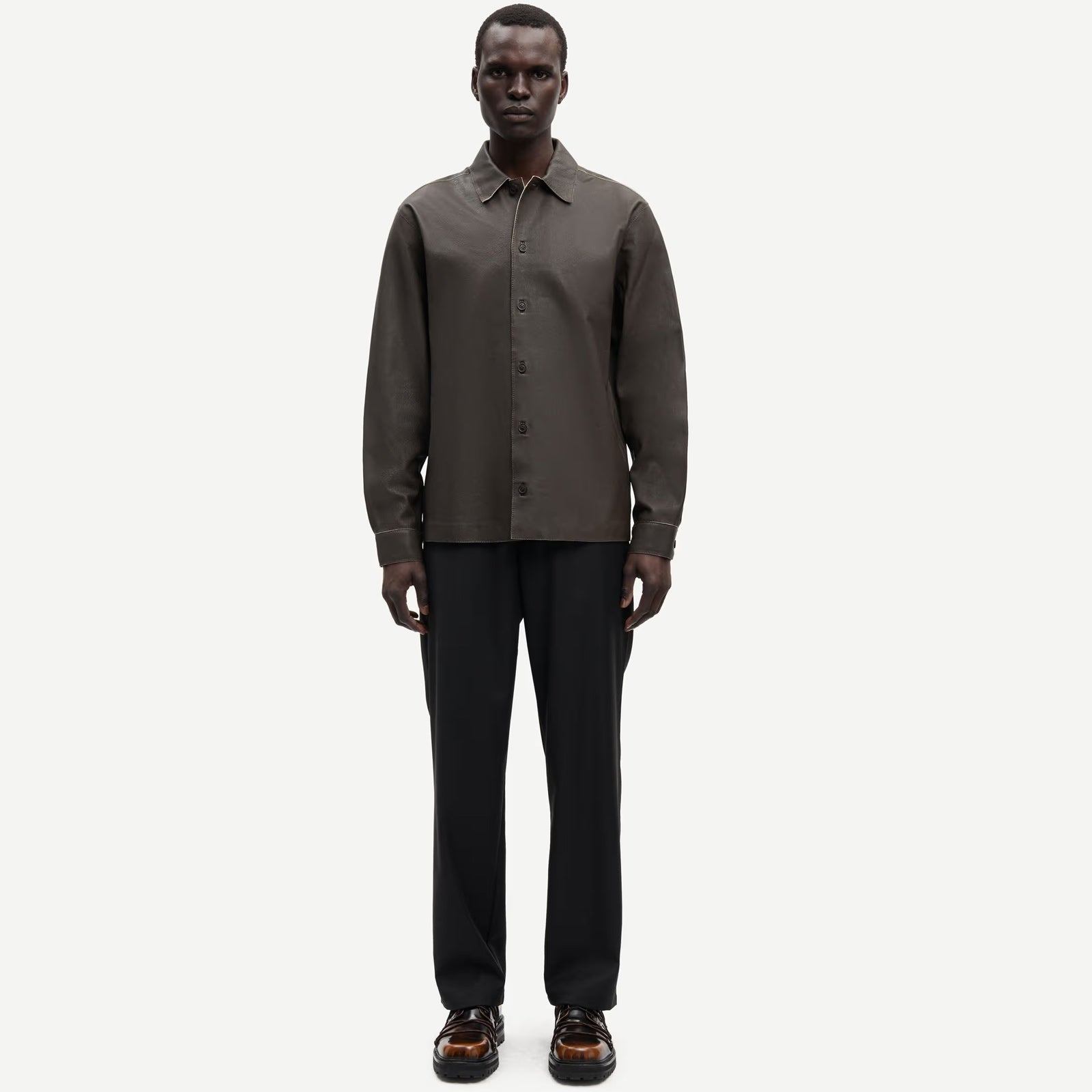 Sanoah Flex Trousers 15969 black mel. Samsoe Samsoe