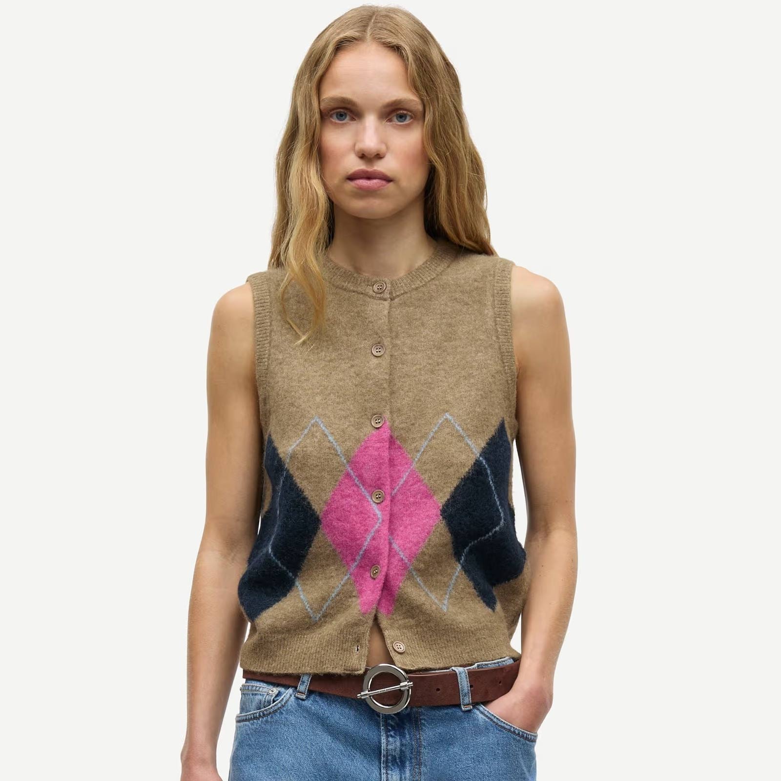 Sanoura Vest 15556 lead gray