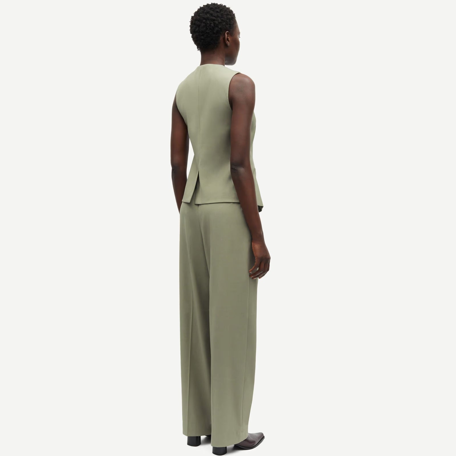 Saruma Vest 14635 vetiver