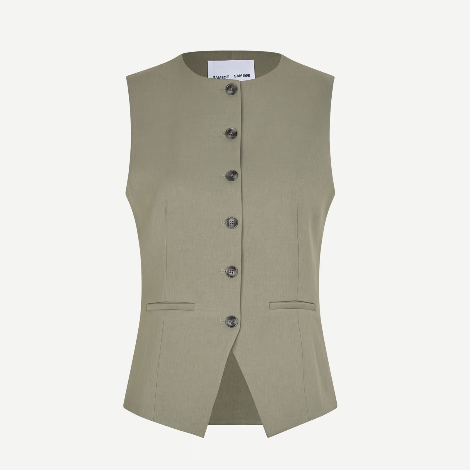 Saruma Vest 14635 vetiver