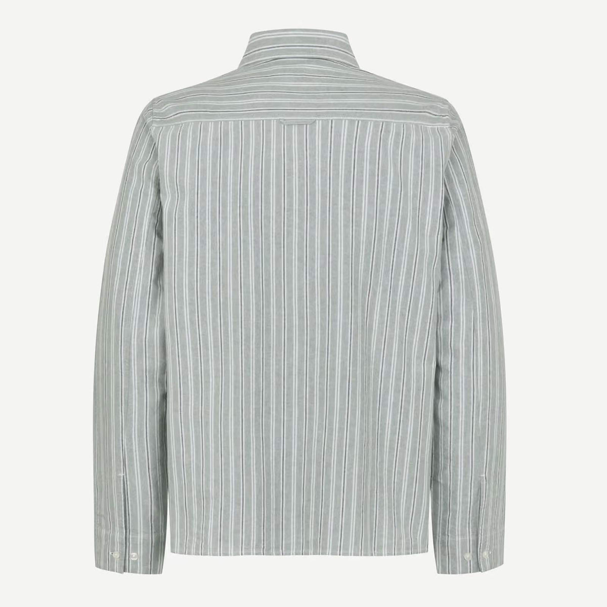 Saryan O Shirt stormy sea stripe