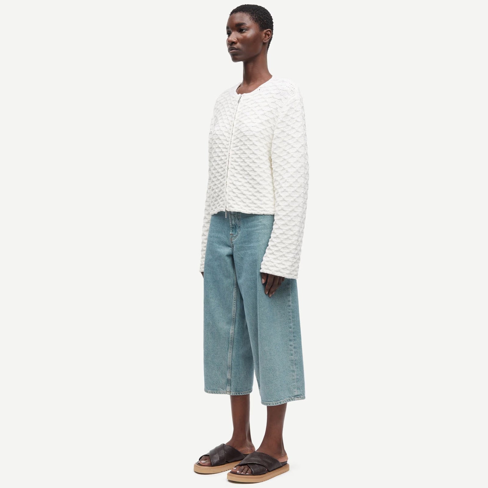 Satammy Cardigan 15633 egret Samsoe Samsoe