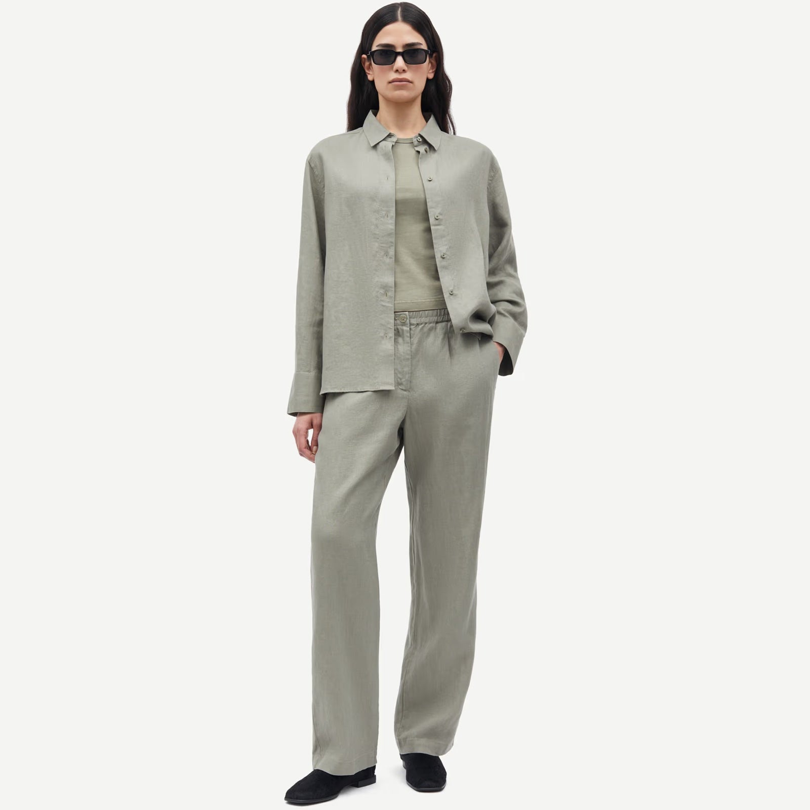 Satove Trousers 14329 vetiver