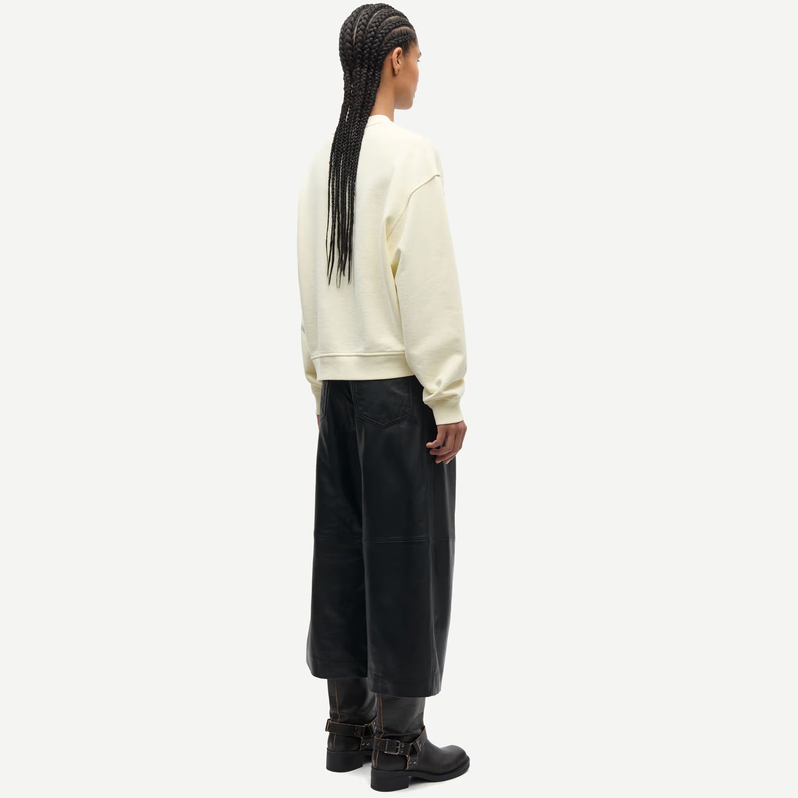 Savan Sweat Jumper 15697 ethereal green pigment Samsoe Samsoe