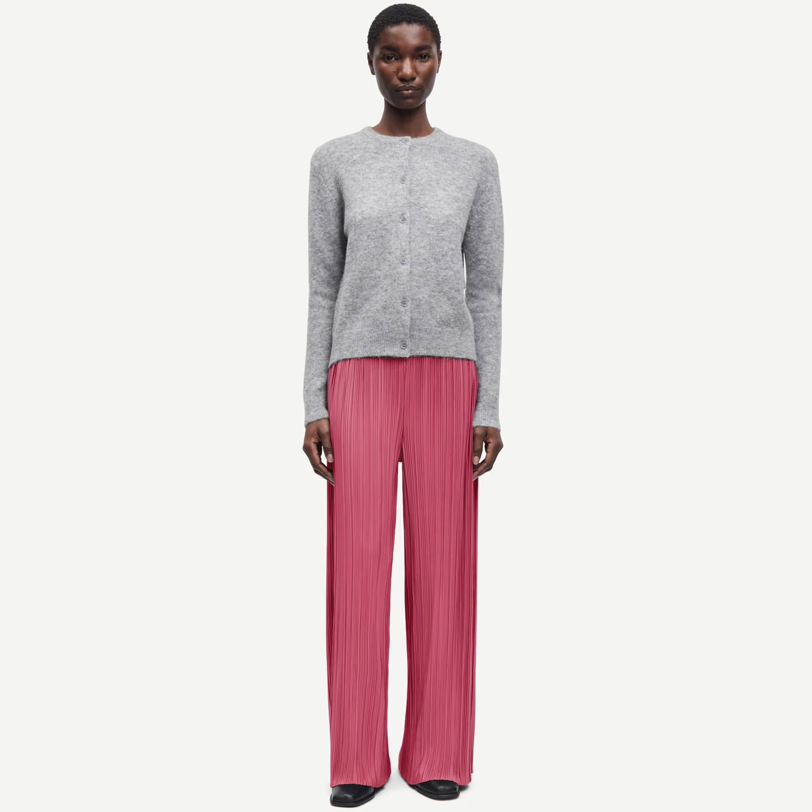 Uma Trousers rose wine