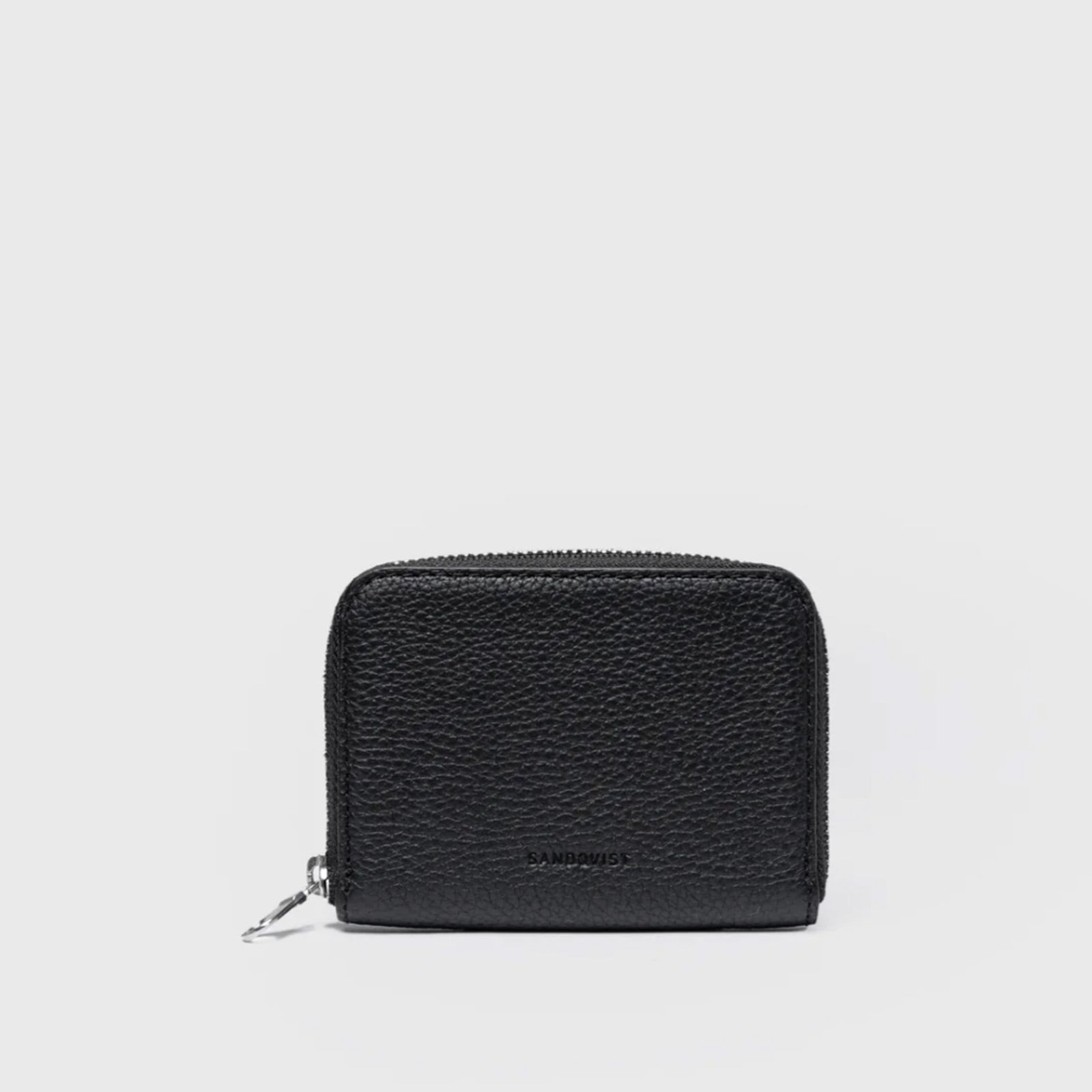 Leather Zip Wallet black