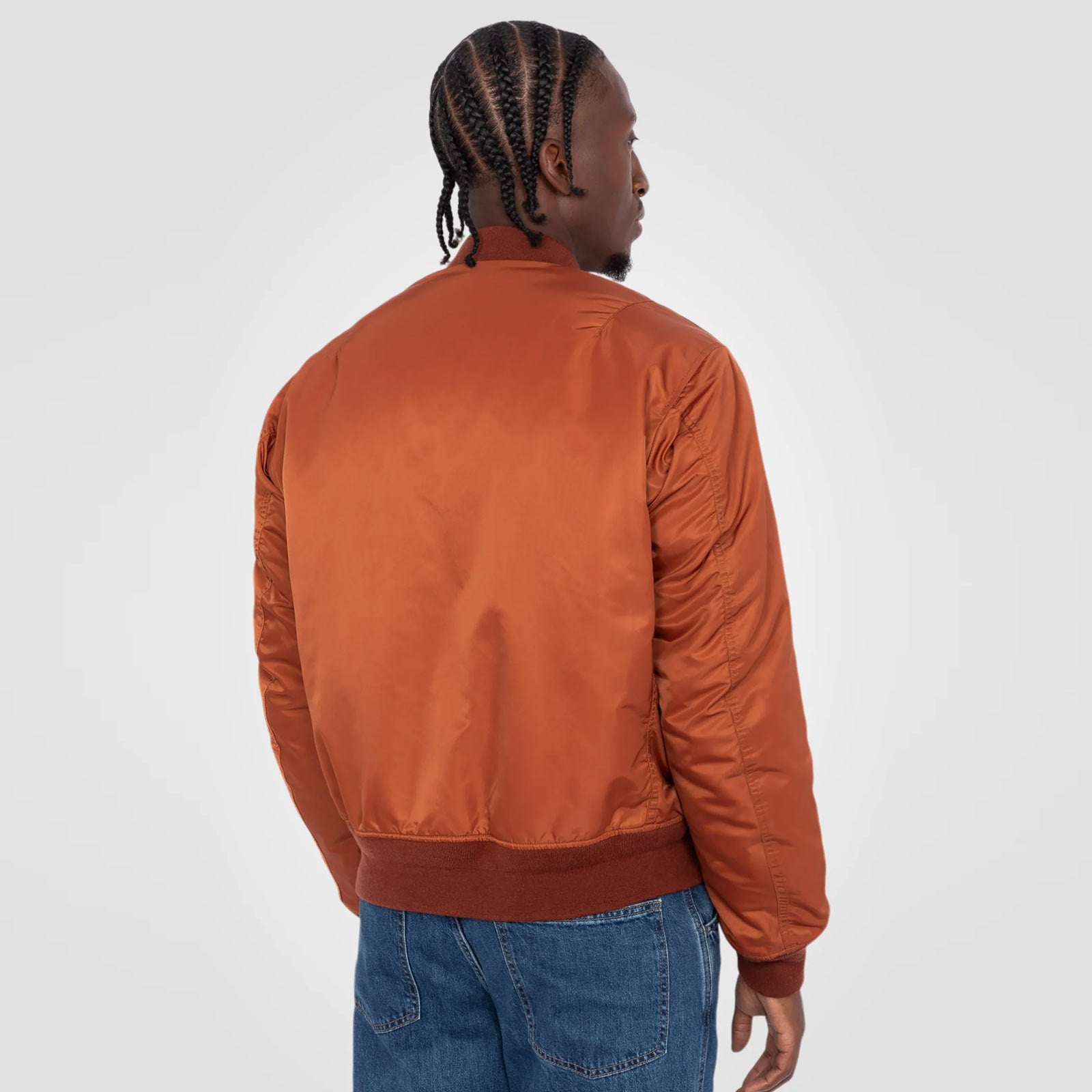 Oversized Unisex Vintage Bomber copper