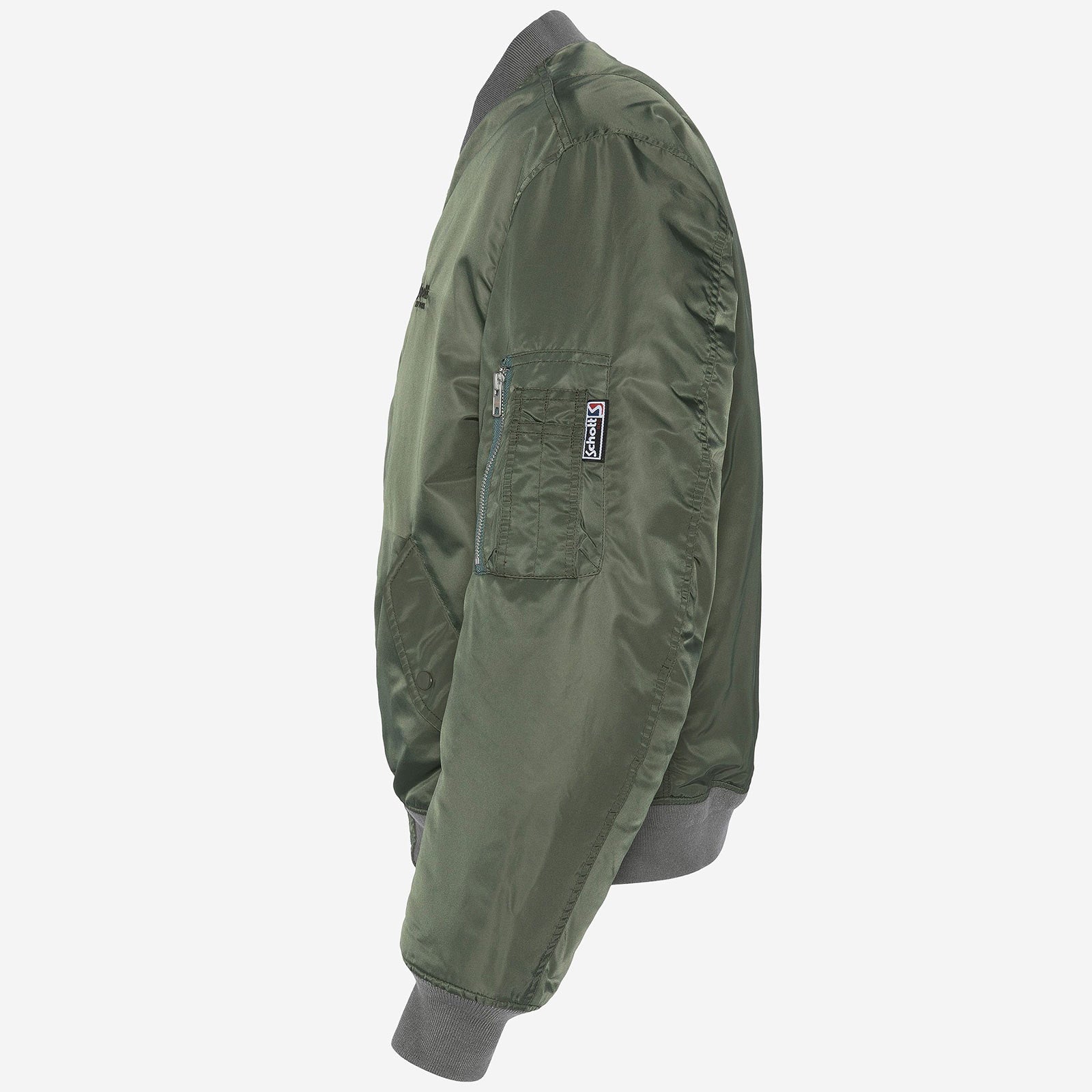 Oversized Unisex Vintage Bomber us green