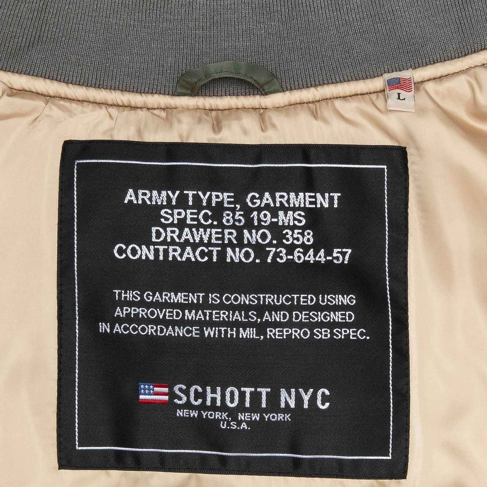 Oversized Unisex Vintage Bomber us green