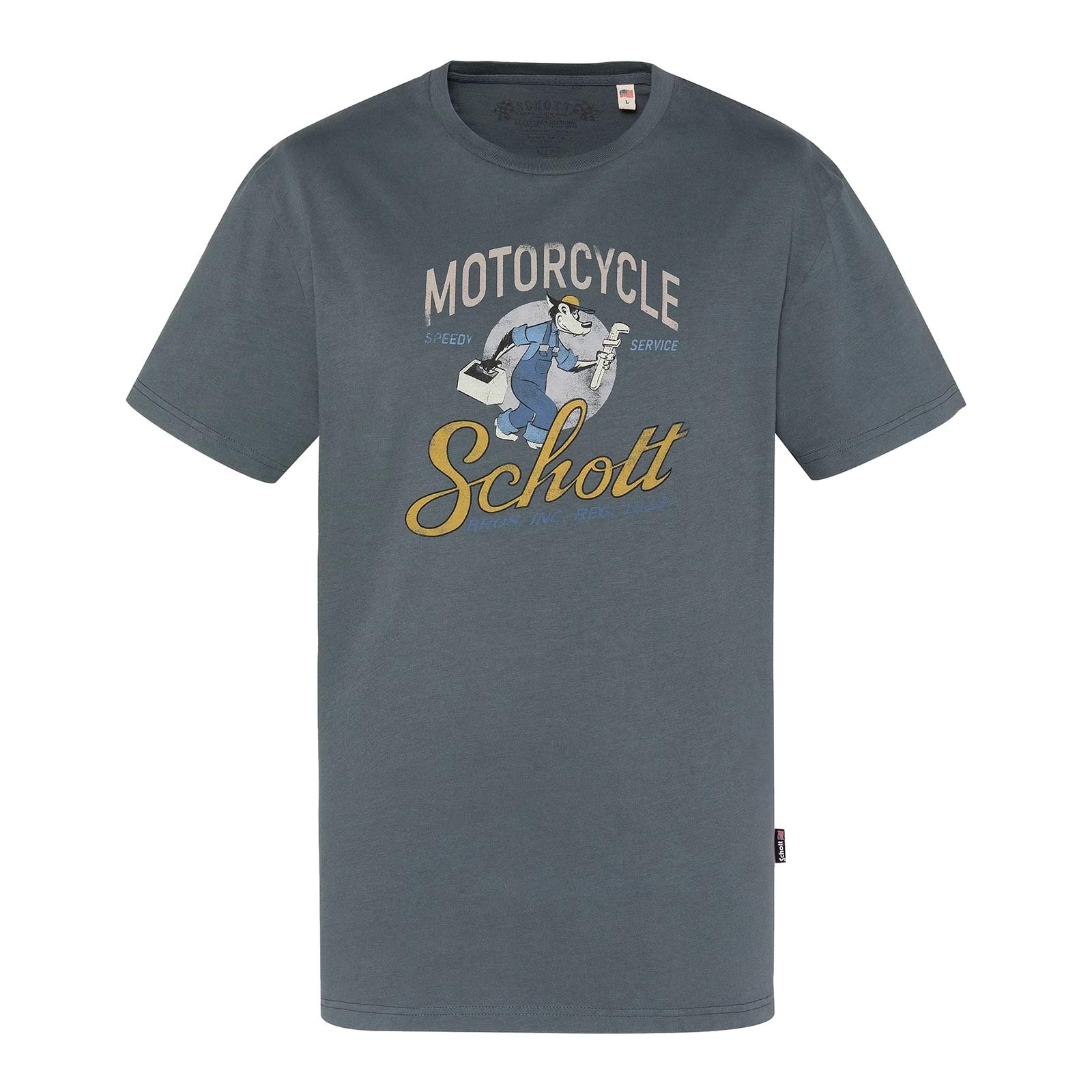 Tsbarton T-Shirt anthracite Schott NYC