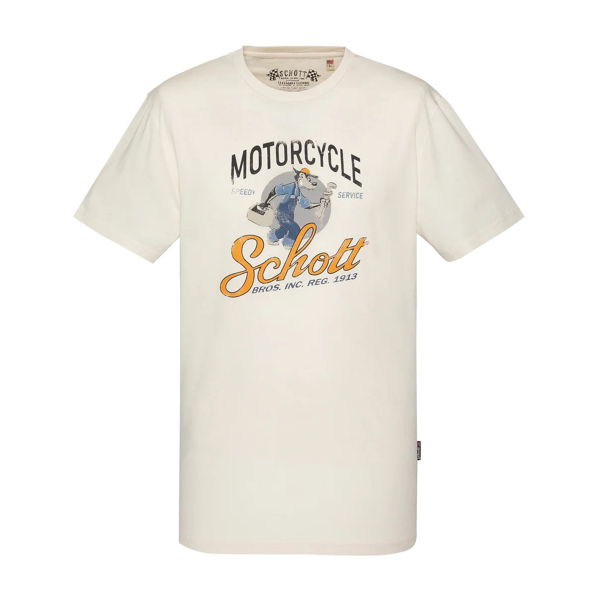 Tsbarton T-Shirt white Schott NYC