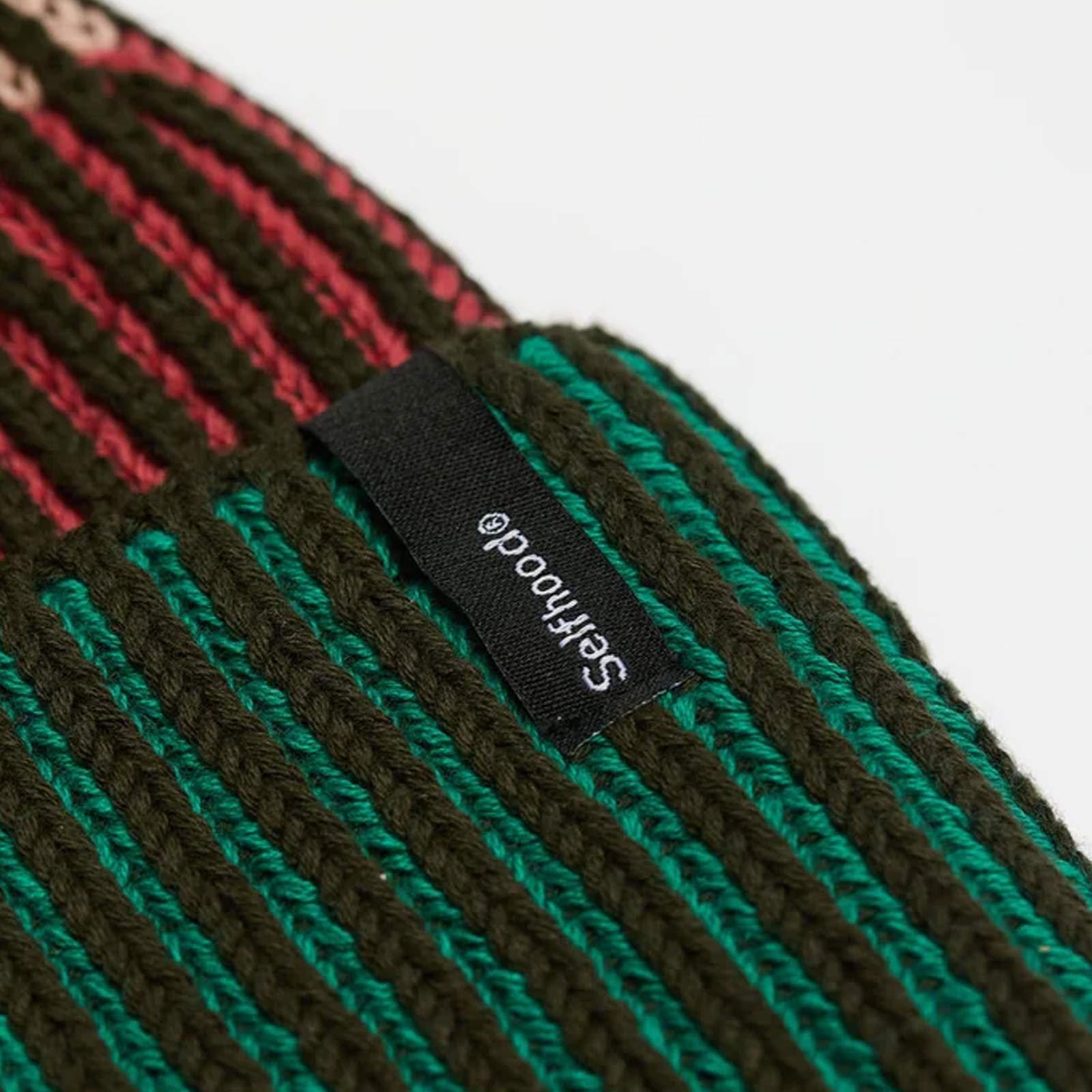 Rib Block Beanie army