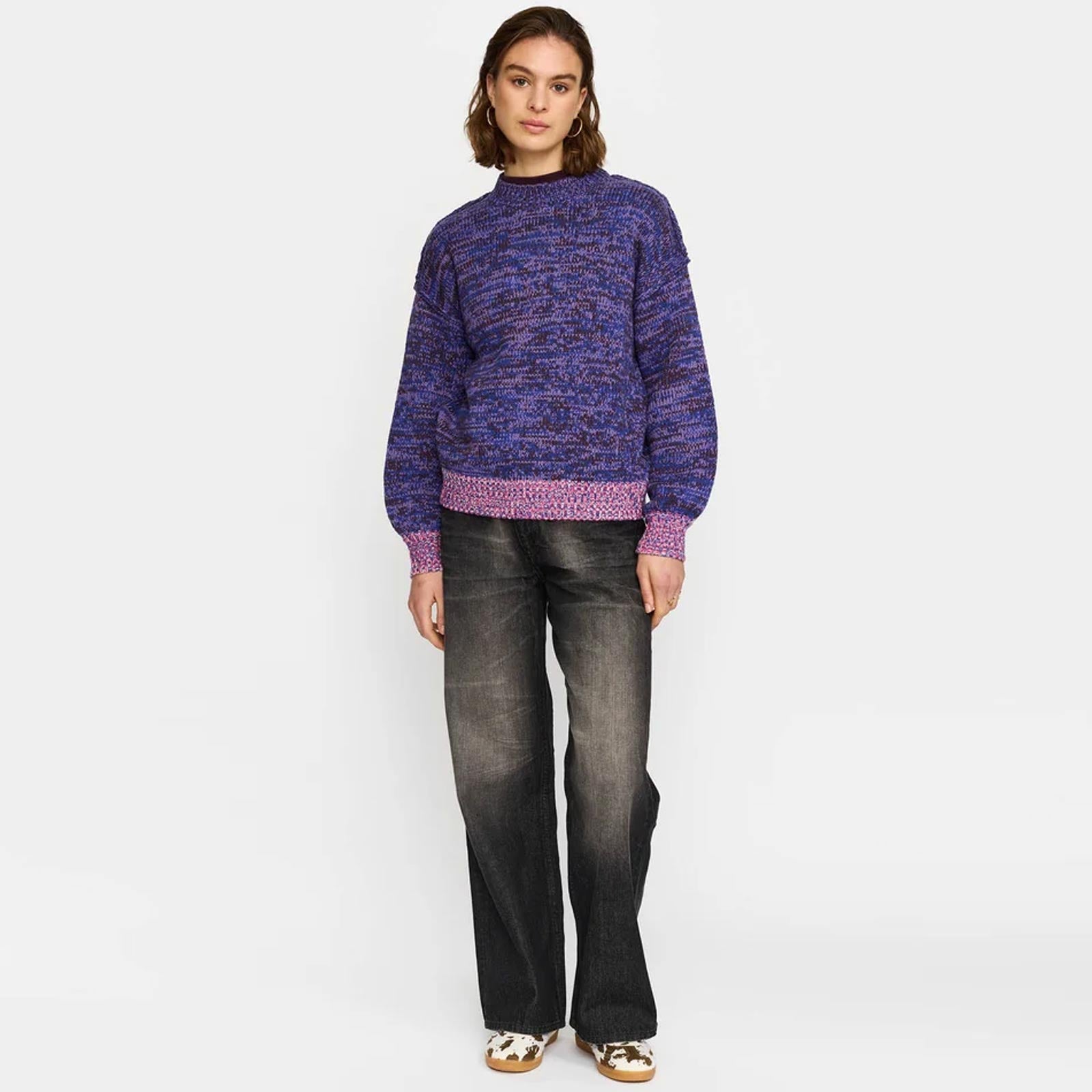 Soft Mélange Knit blue-melange