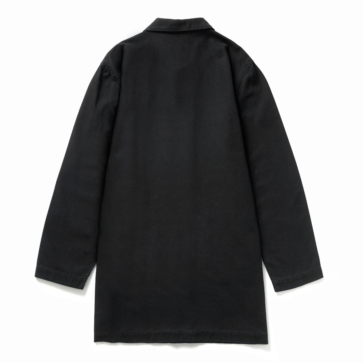 Canvas Long Shop Coat black