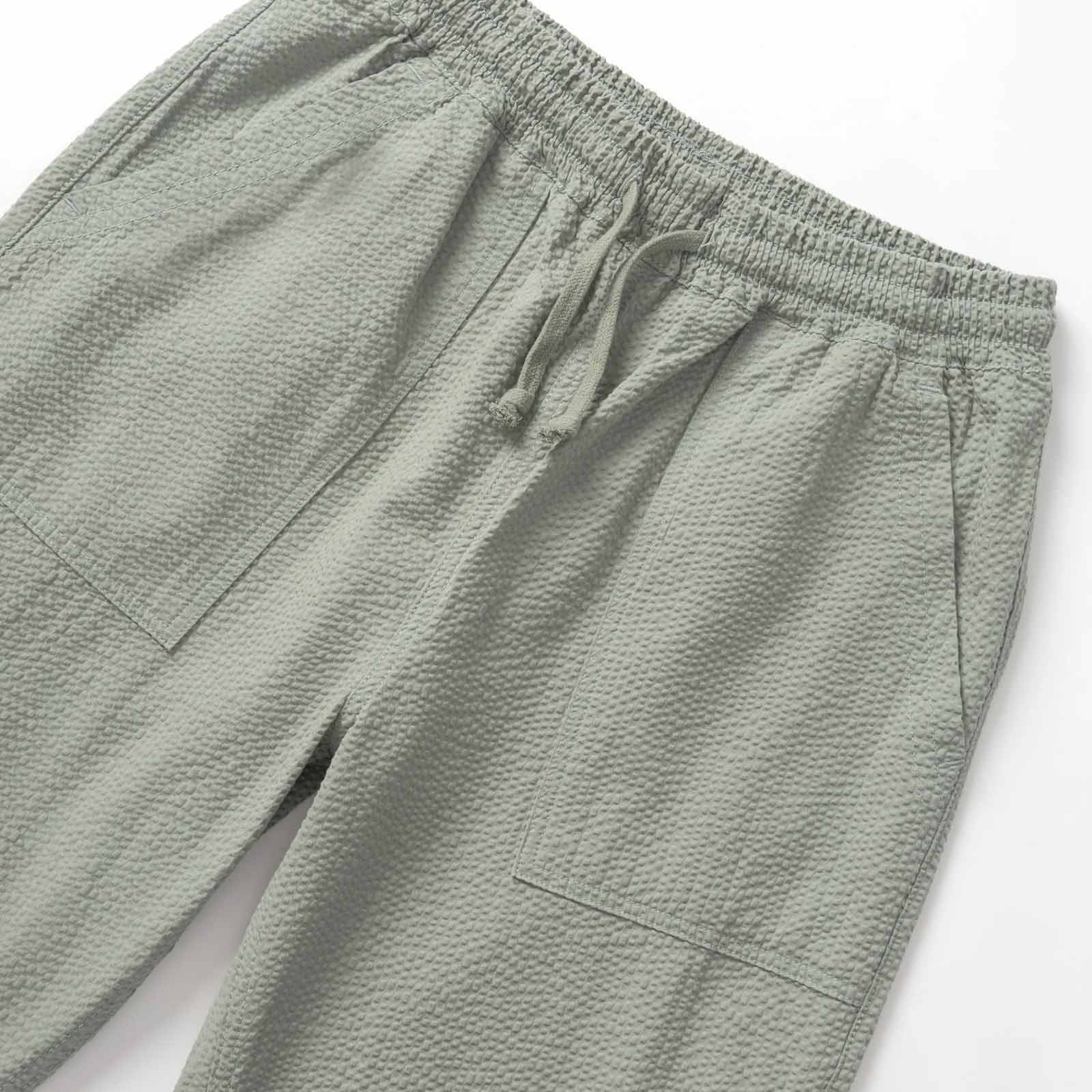 Seersucker Chef Pants sage Service Works
