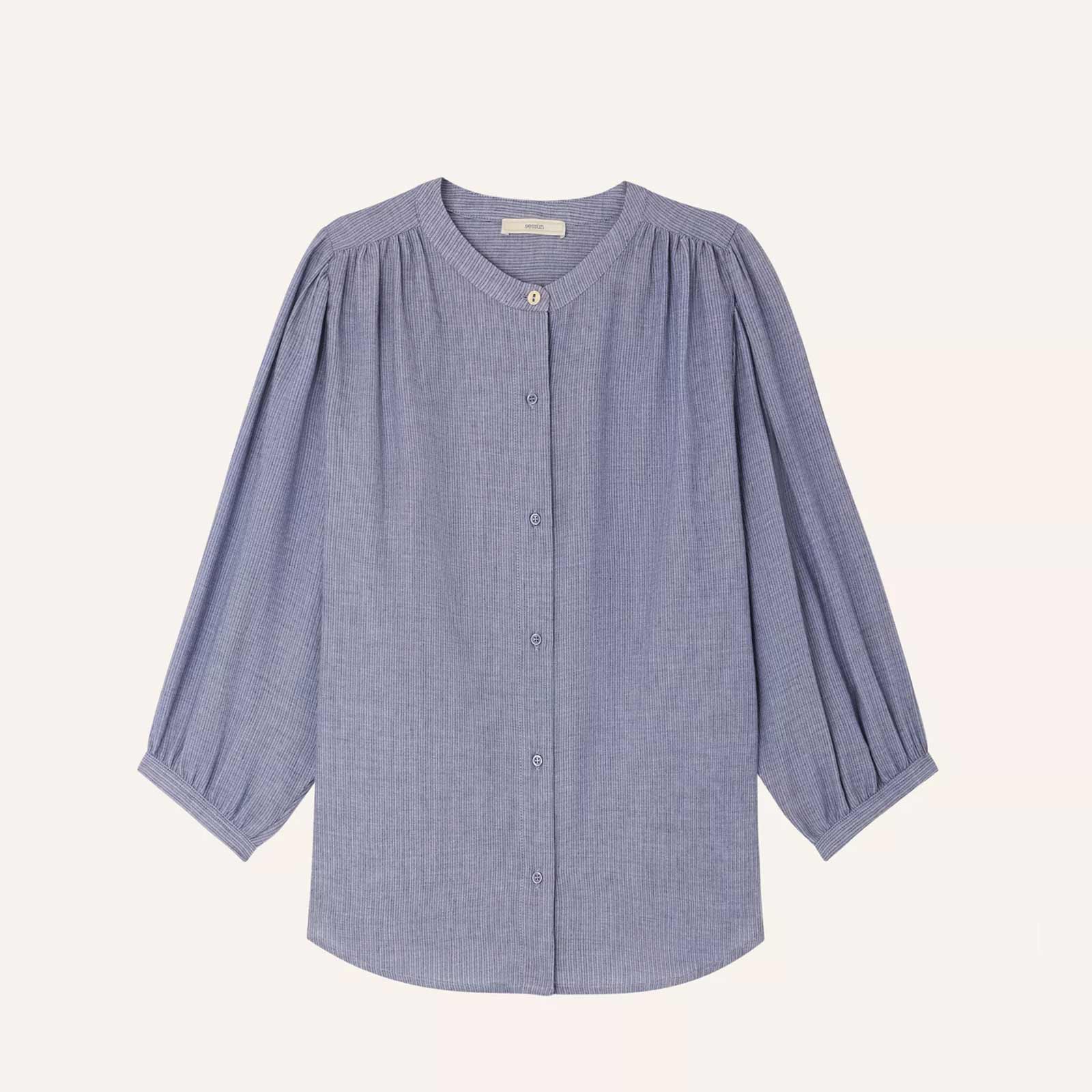 A View Blouse chambray blue