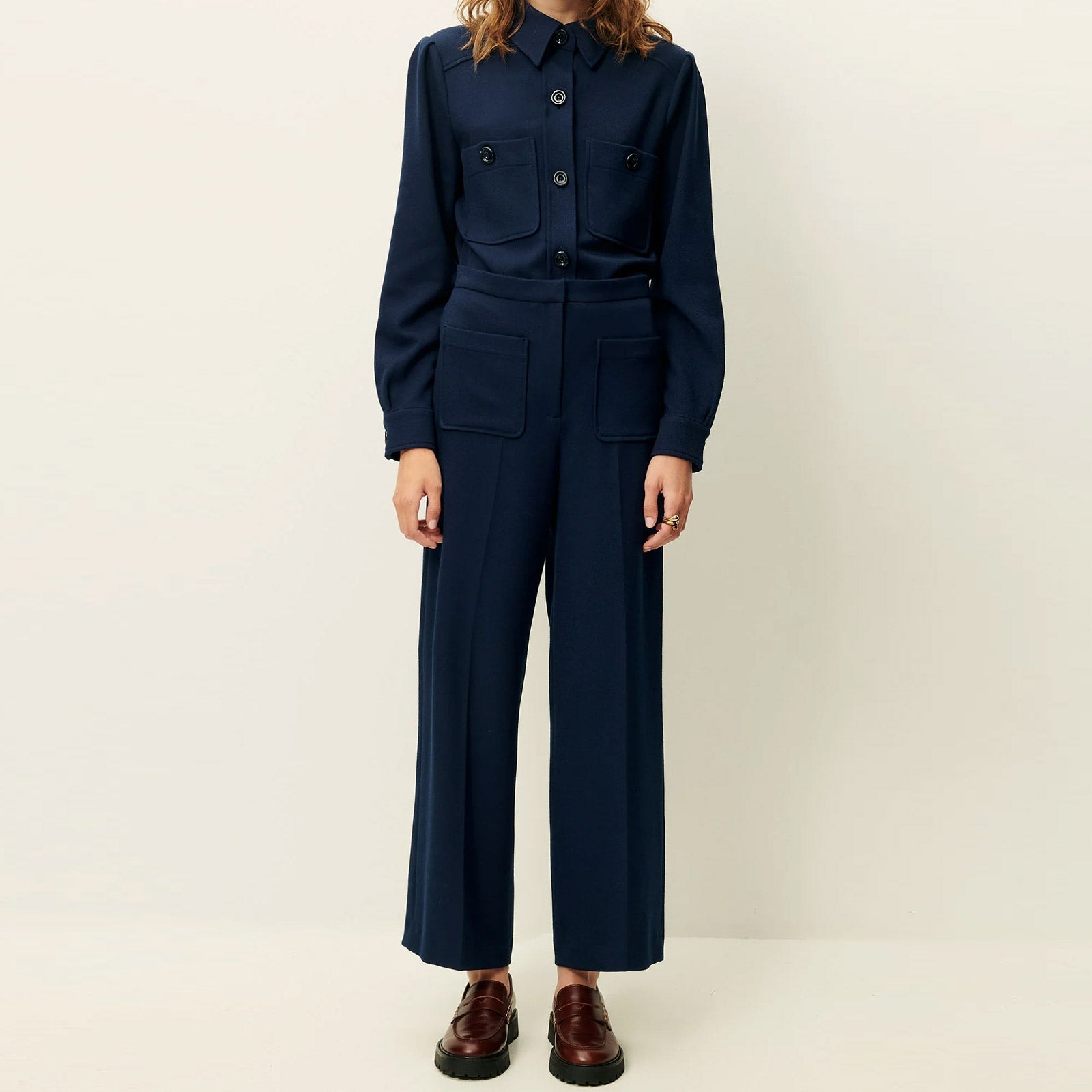 Alberwool Trousers queen blue Sessun