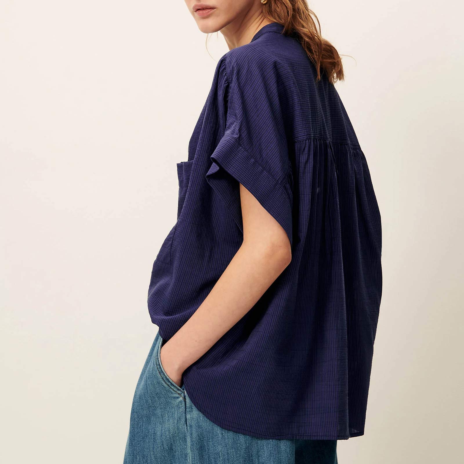 Camille Shirt bleu emilienne Sessùn