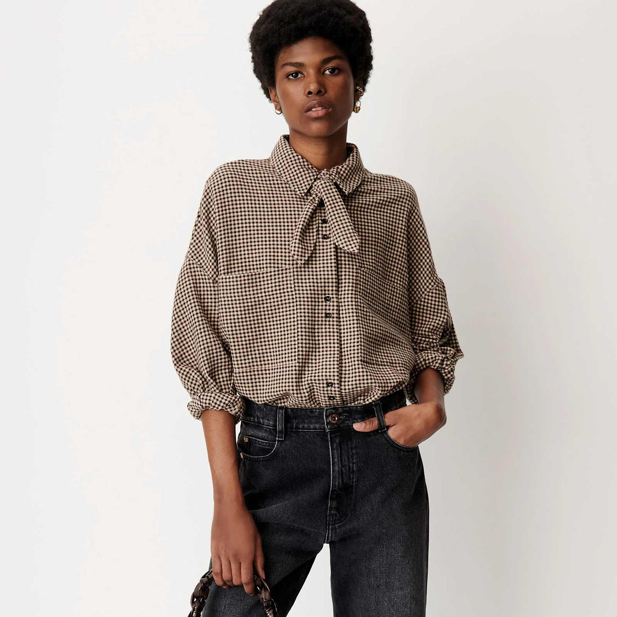 Cecily Blouse ebonysand