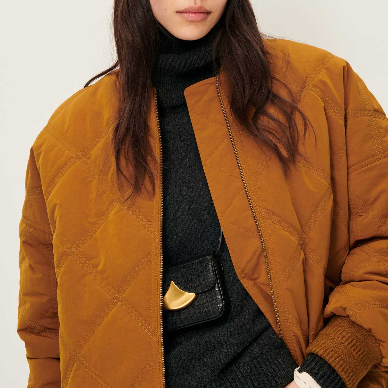 Coal River Bomber Jacket bronze Sessùn