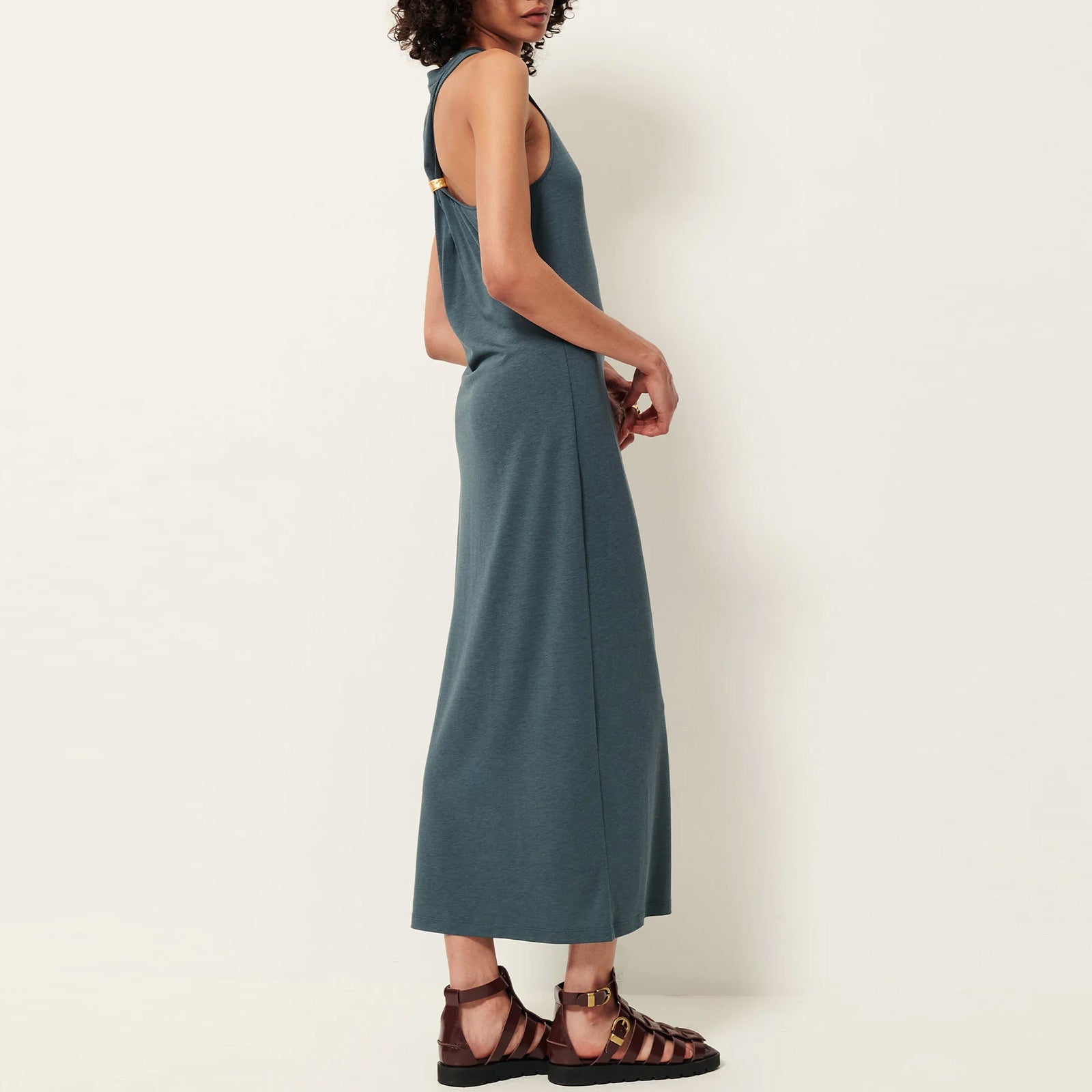 Danae Jersey Long Dress eau douce Sessùn