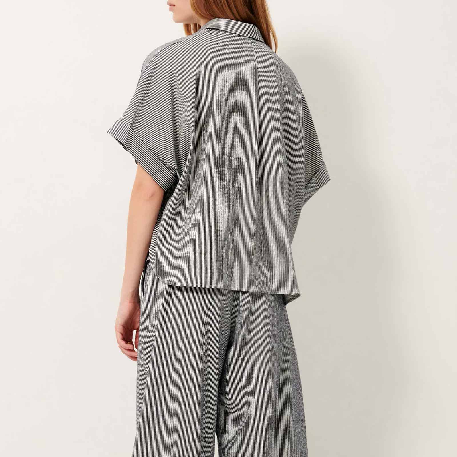 Della Blouse coutil blue
