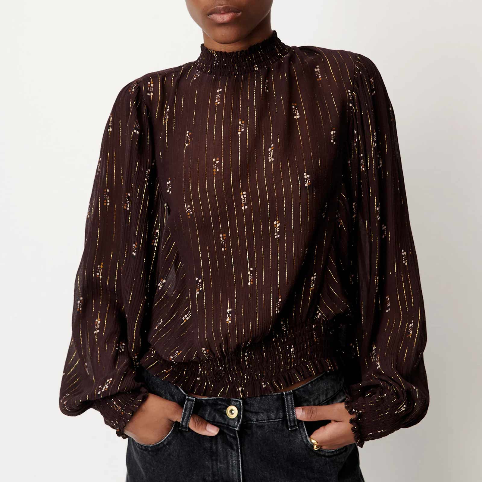 Duchess Blouse coffea domiu